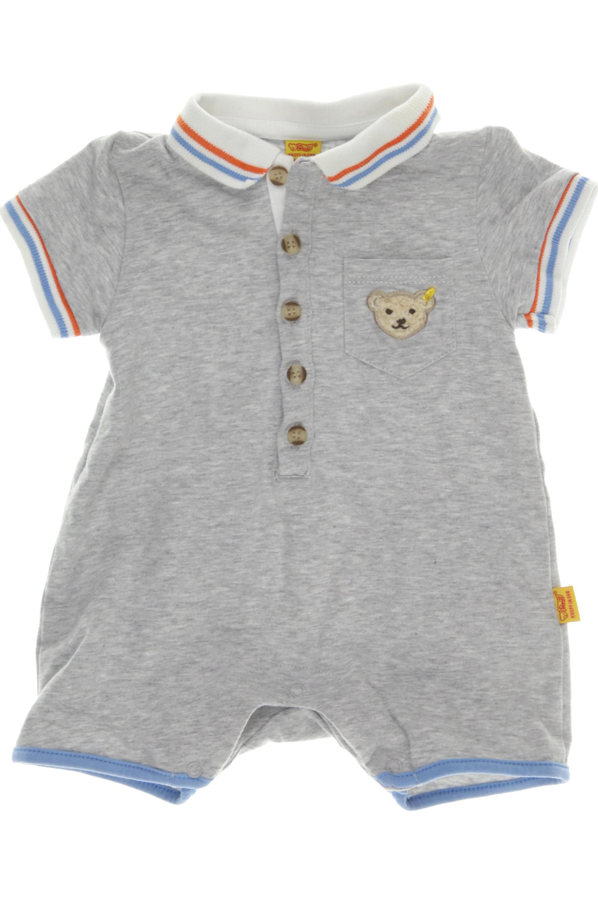 

Steiff Jungen Strampler, silber, Gr. 62