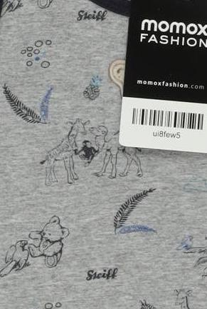 Thumbnail - Steiff Jungen Strampler, grau, Gr. 68