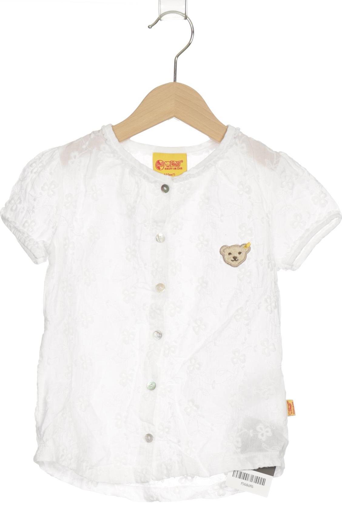 

Steiff Mädchen Bluse, weiß, Gr. 110