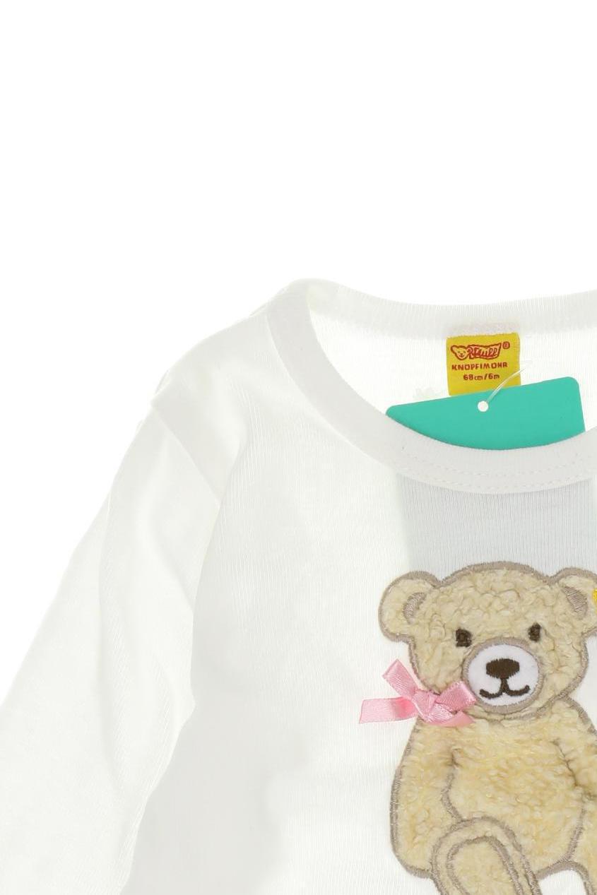 Thumbnail - Steiff Mädchen Langarmshirt, weiß, Gr. 68