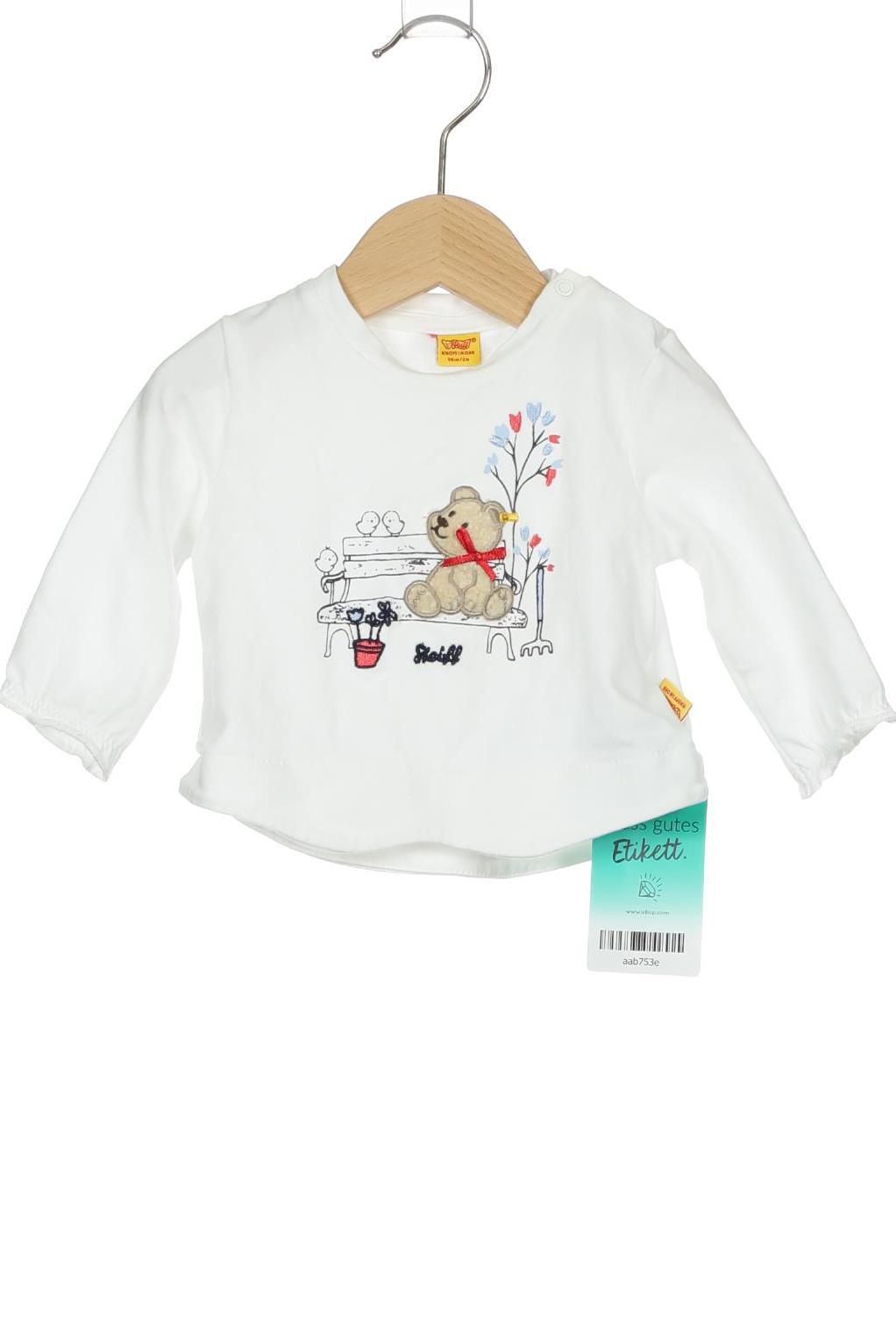 

Steiff Mädchen Langarmshirt, weiß, Gr. 56