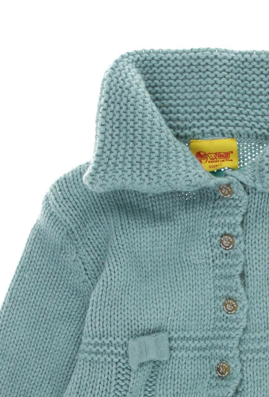 Thumbnail - Steiff Mädchen Strickjacke, türkis, Gr. 92