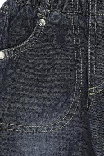 Thumbnail - Steiff Mädchen Jeans, marineblau, Gr. 74