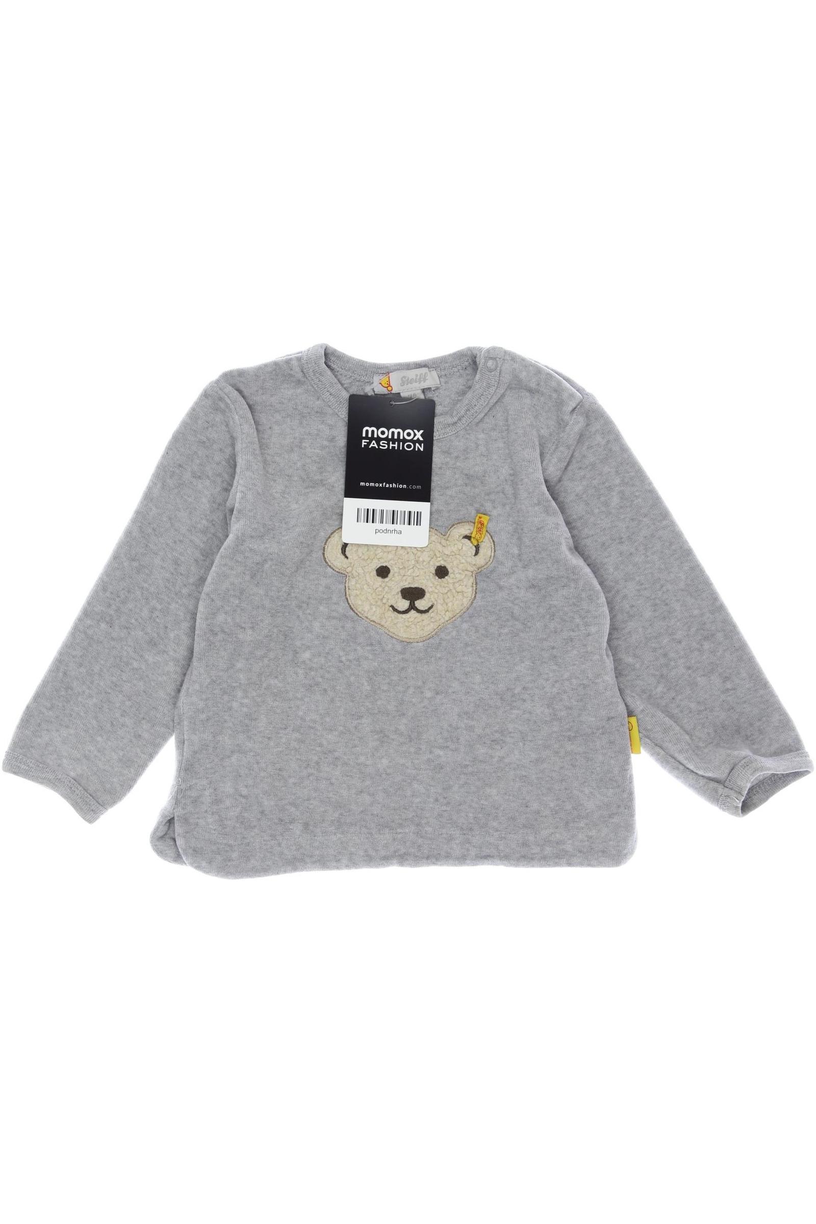 

Steiff Damen Langarmshirt, grau, Gr. 74