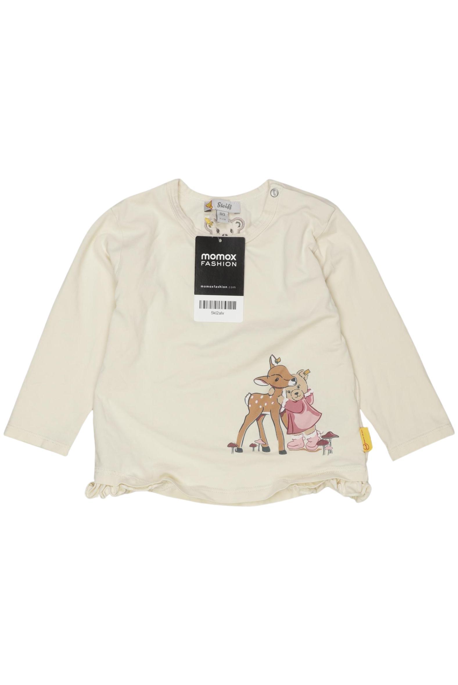 

Steiff Mädchen Langarmshirt, cremeweiß, Gr. 80