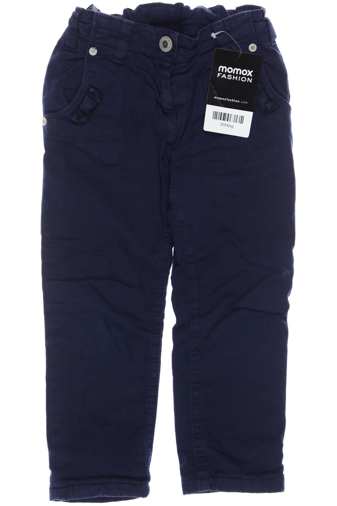 

Steiff Damen Stoffhose, marineblau, Gr. 92