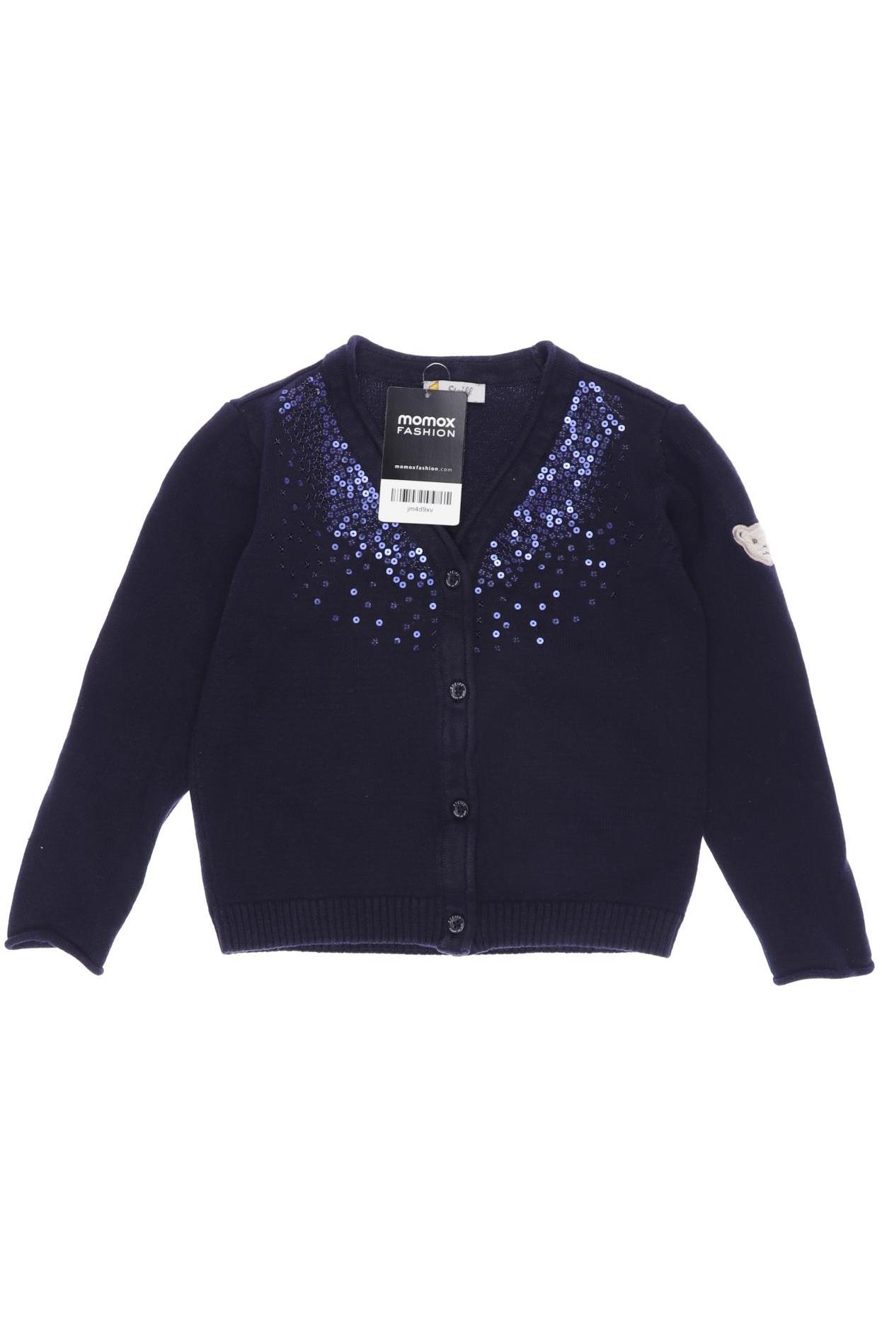 

Steiff Damen Strickjacke, marineblau, Gr. 110