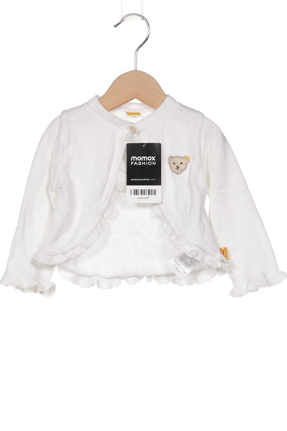 

Steiff Damen Strickjacke, weiß, Gr. 68