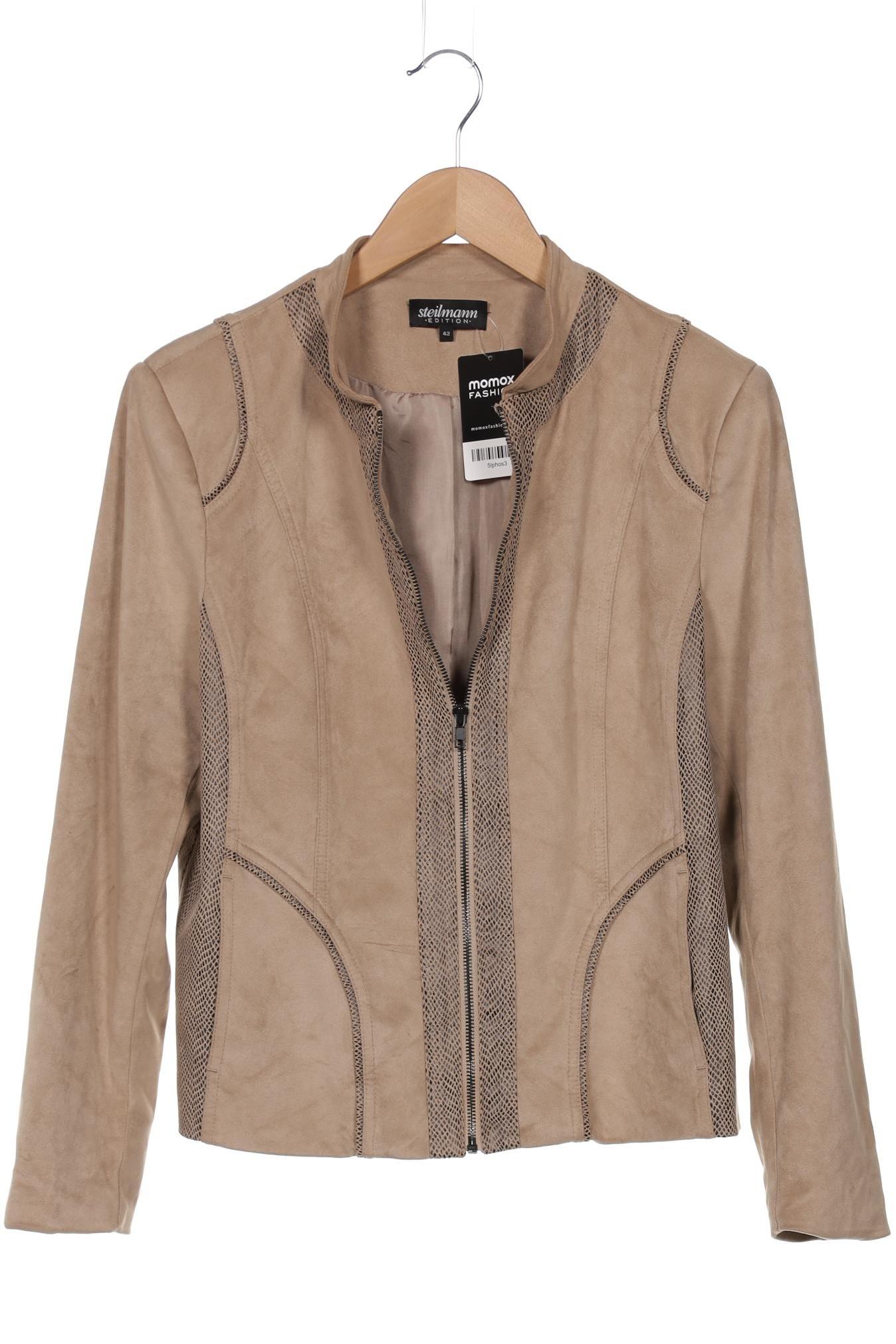 

Steilmann Damen Jacke, beige, Gr. 42