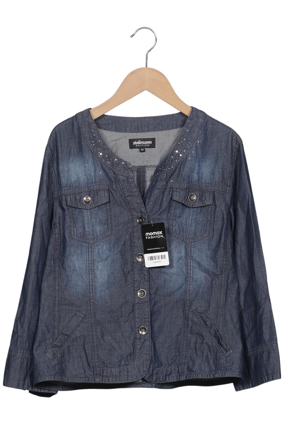 

Steilmann Damen Jacke, blau, Gr. 40