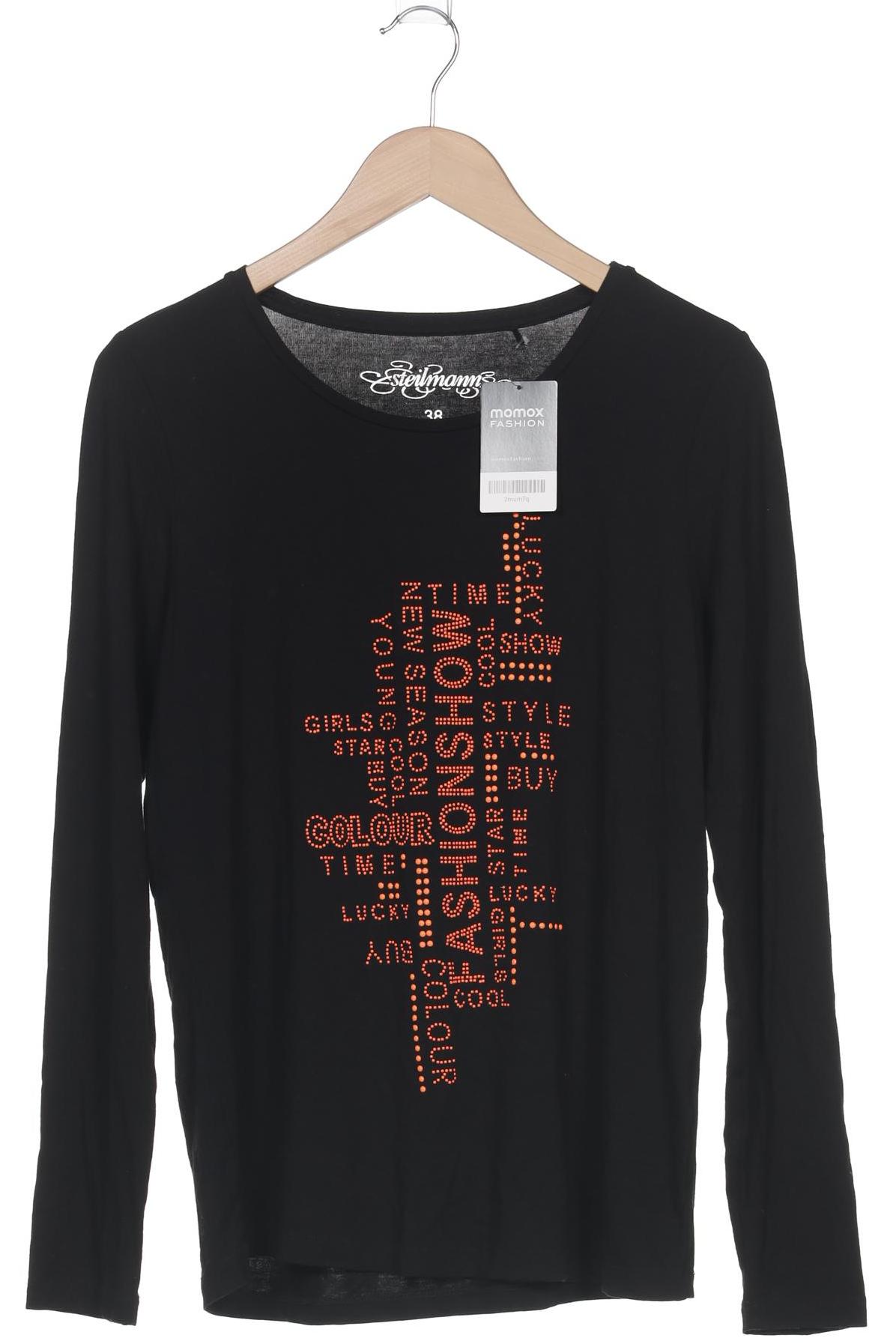 

Steilmann Damen Langarmshirt, schwarz, Gr. 38