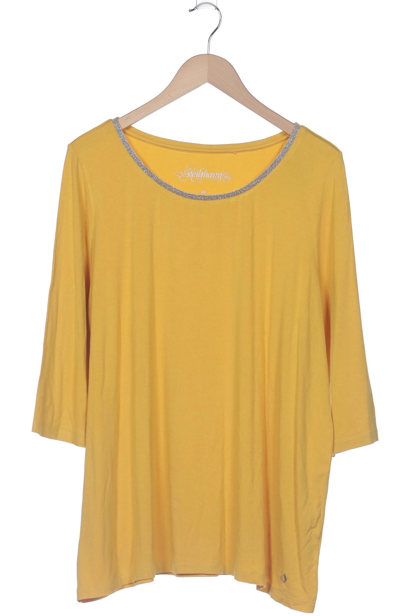 

Steilmann Damen Langarmshirt, gelb, Gr. 50