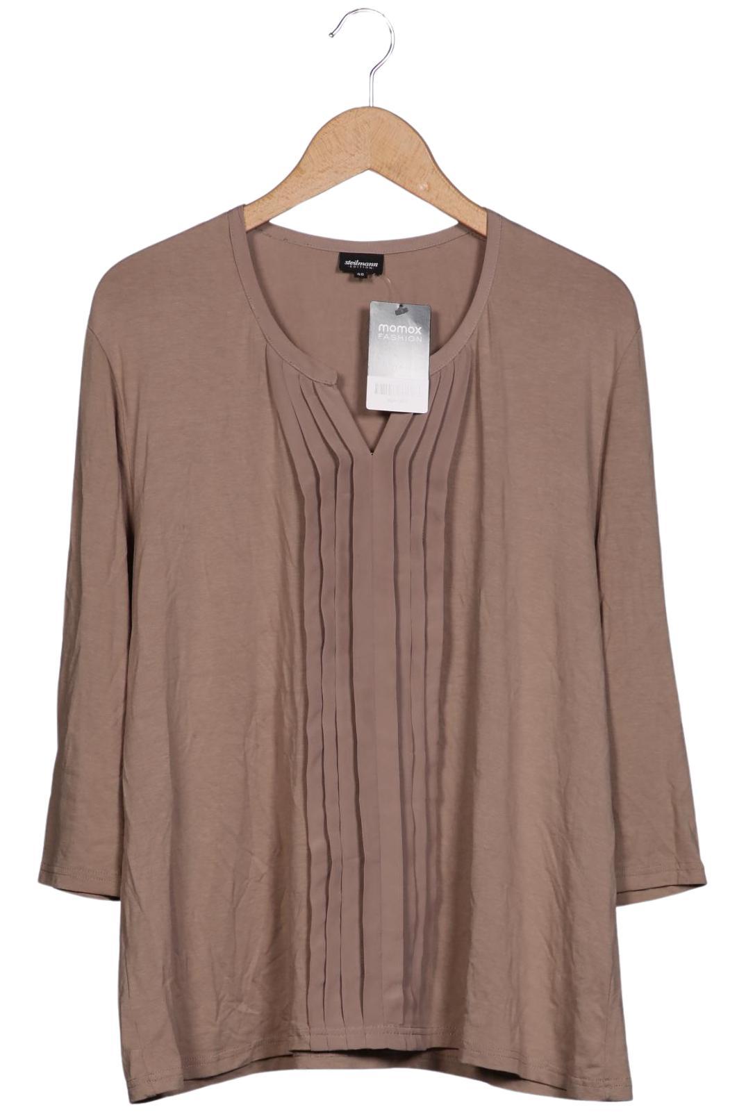 

Steilmann Damen Langarmshirt, beige, Gr. 48