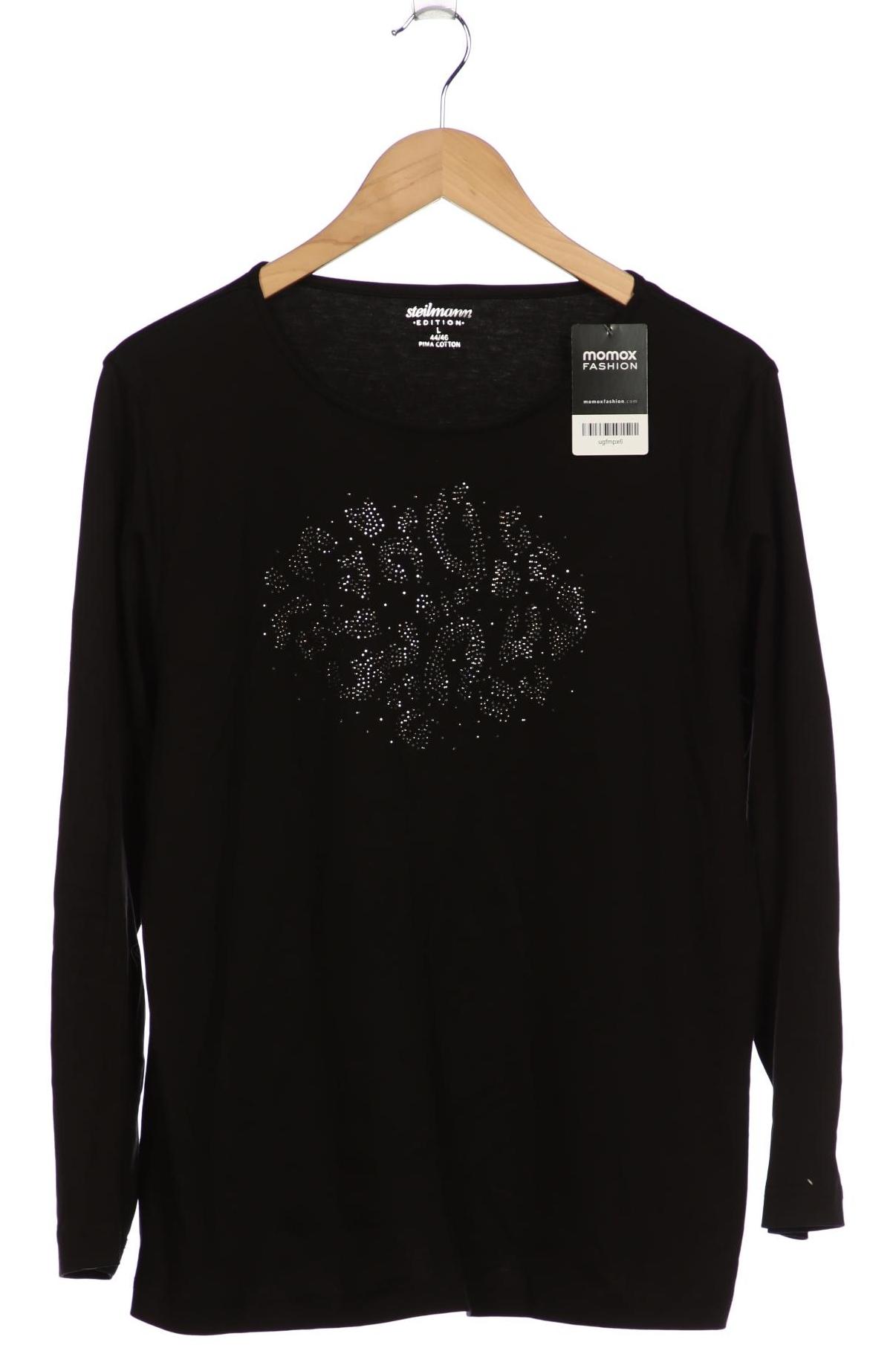 

Steilmann Damen Langarmshirt, schwarz, Gr. 42