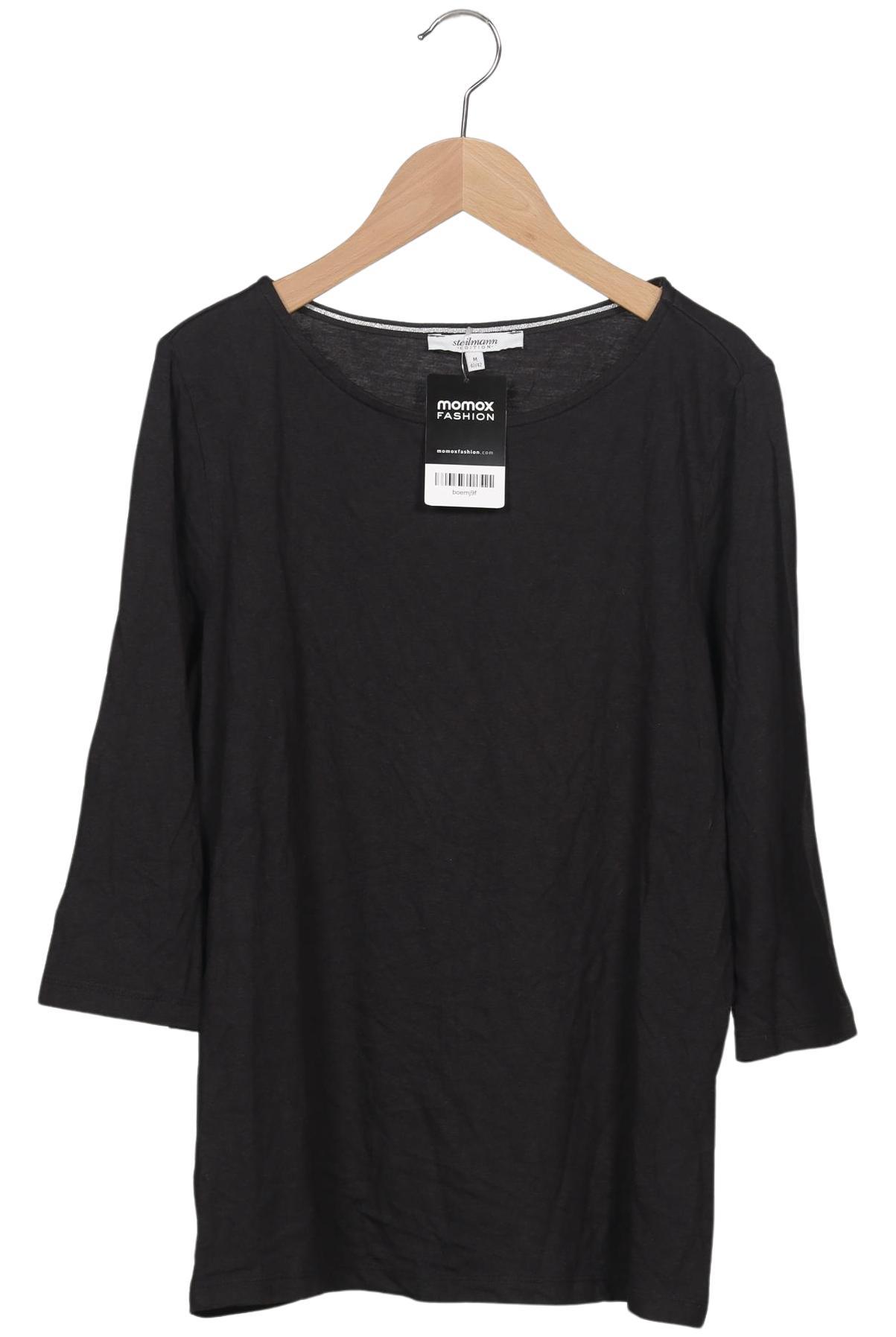 

Steilmann Damen Langarmshirt, schwarz, Gr. 38