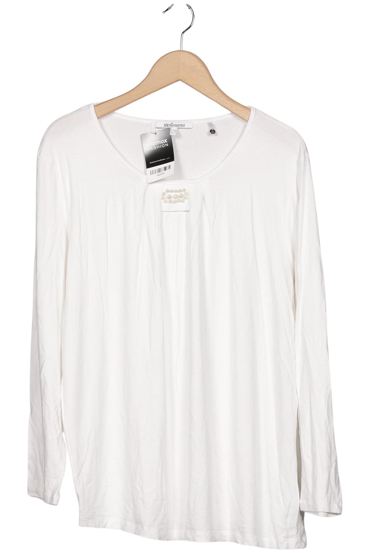 

Steilmann Damen Langarmshirt, weiß, Gr. 46