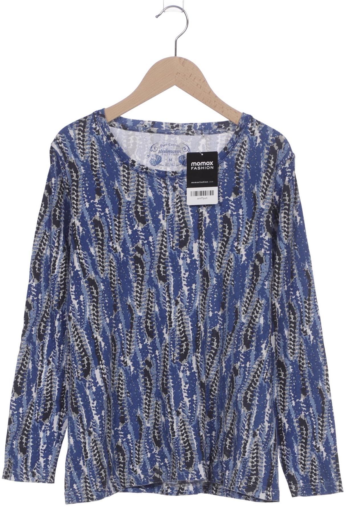 

Steilmann Damen Langarmshirt, blau, Gr. 38