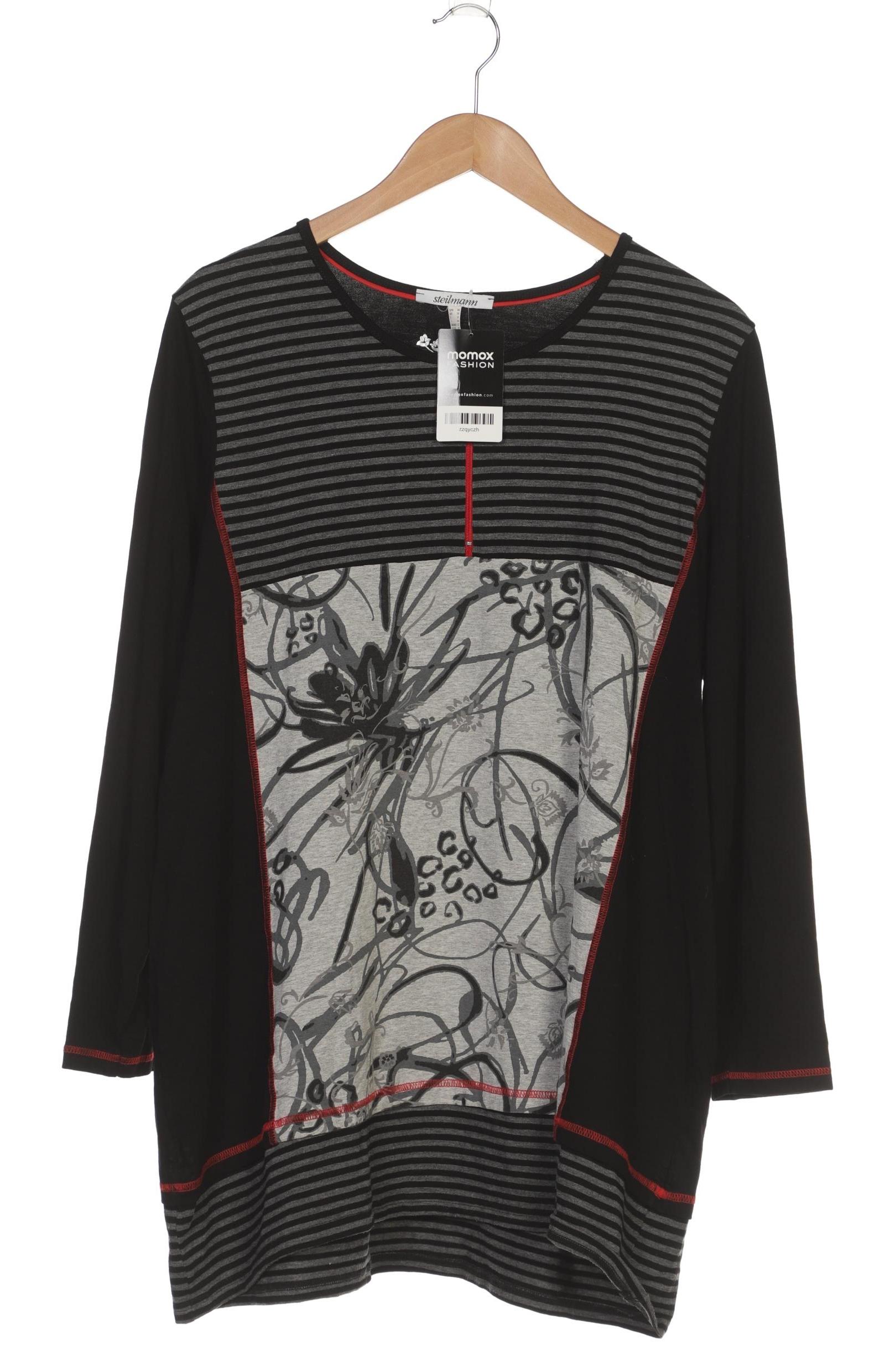 

Steilmann Damen Langarmshirt, schwarz, Gr. 48