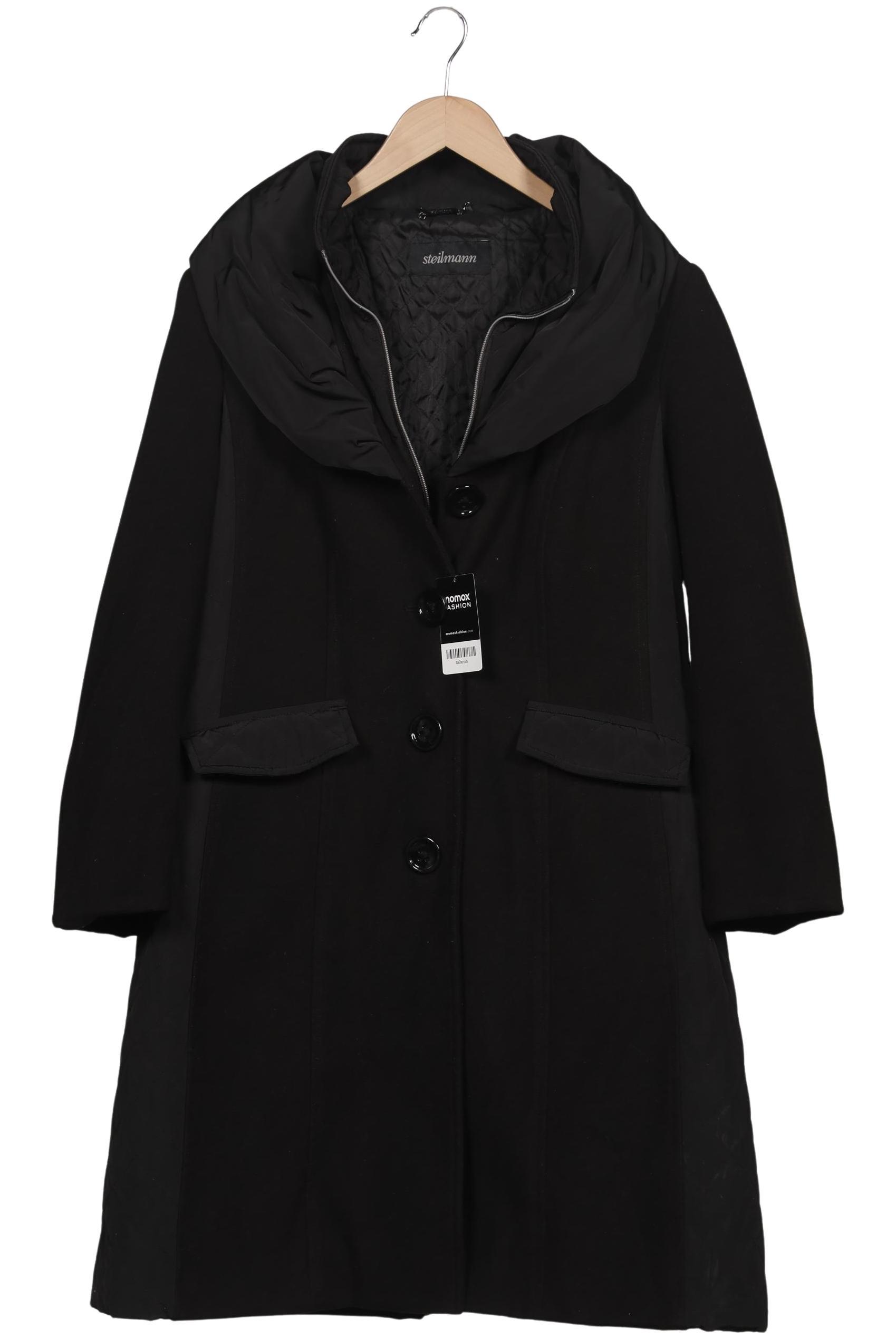 

Steilmann Damen Mantel, schwarz, Gr. 44