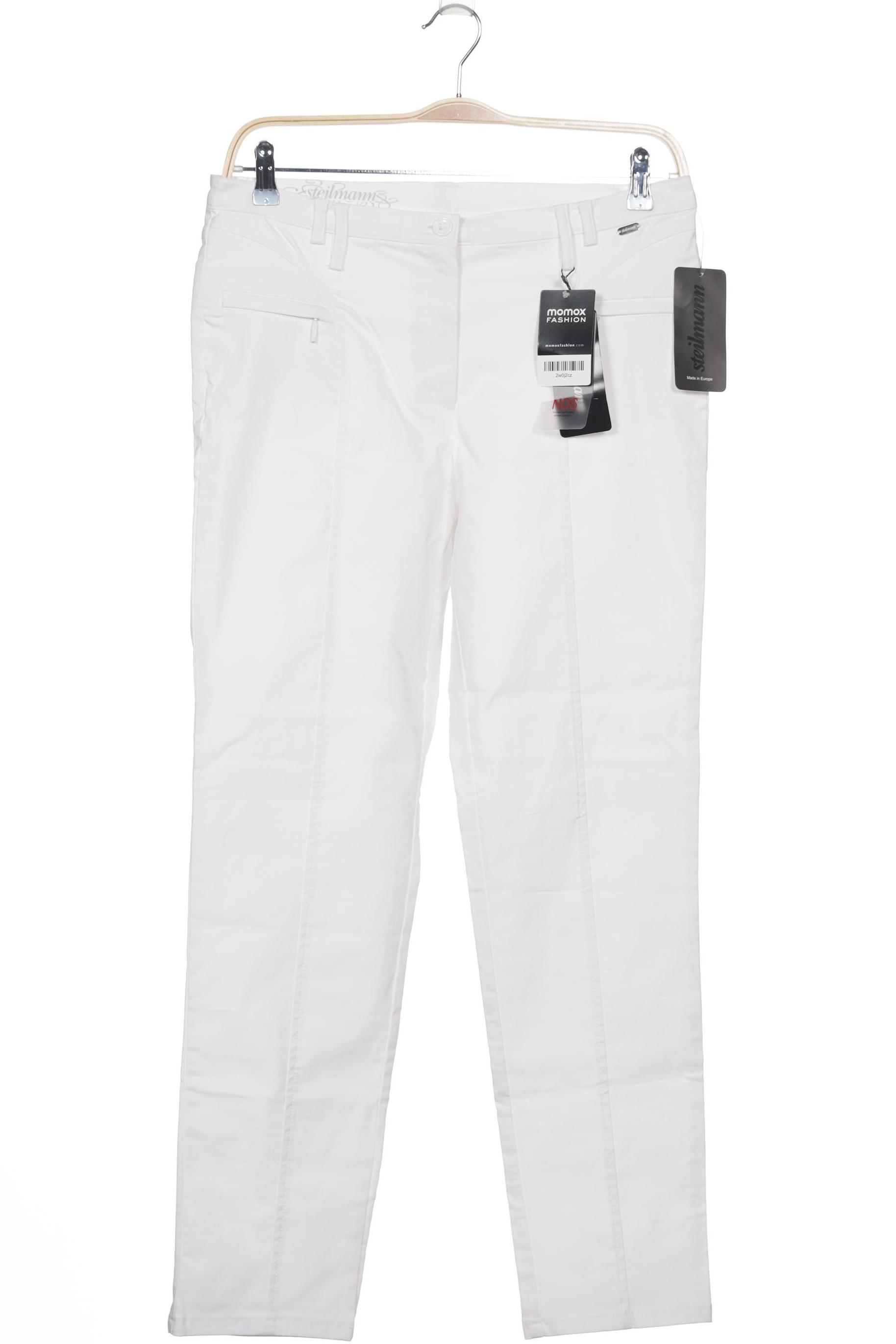 

Steilmann Damen Stoffhose, weiß, Gr. 40
