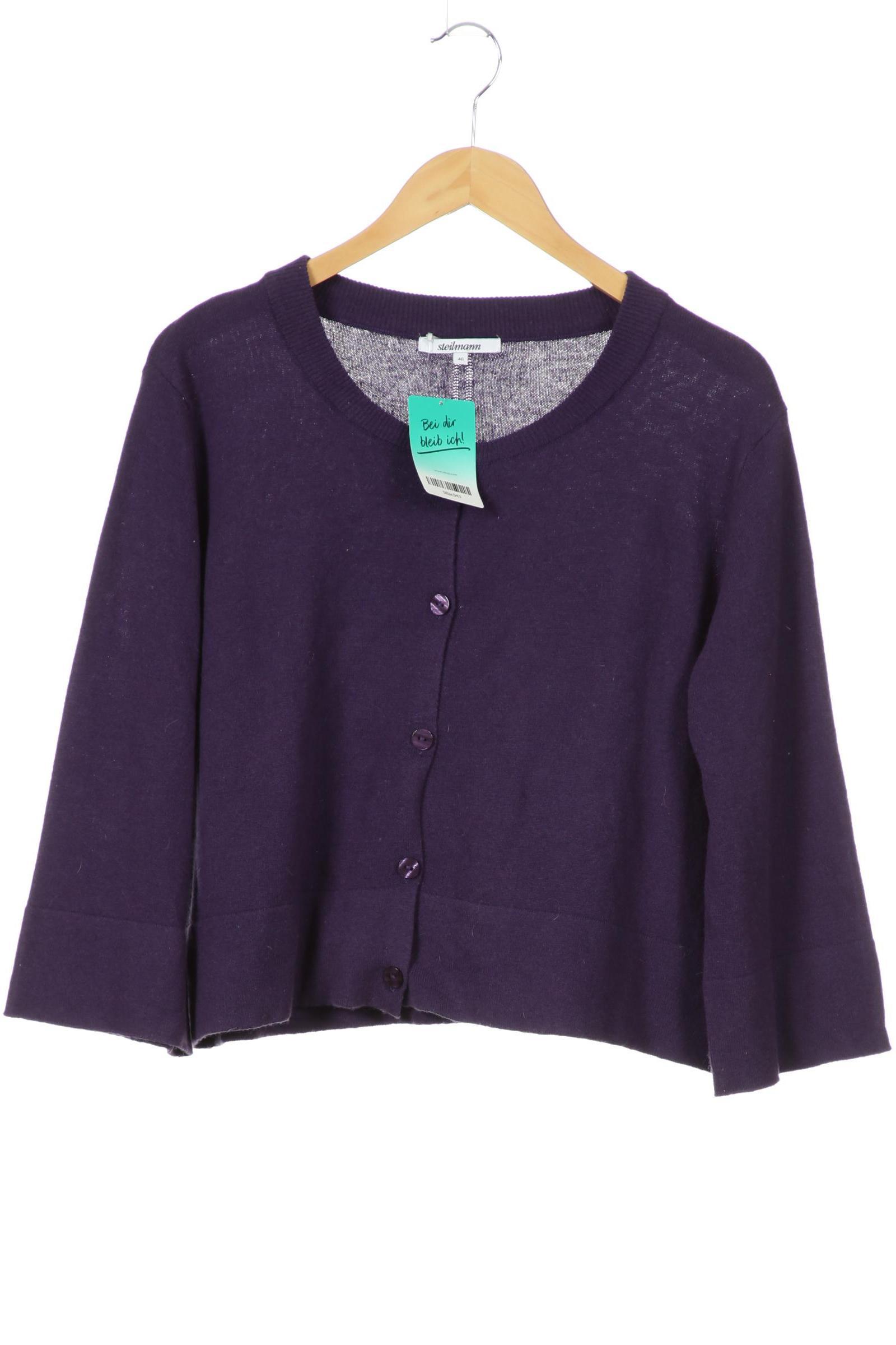 

Steilmann Damen Strickjacke, lila, Gr. 46