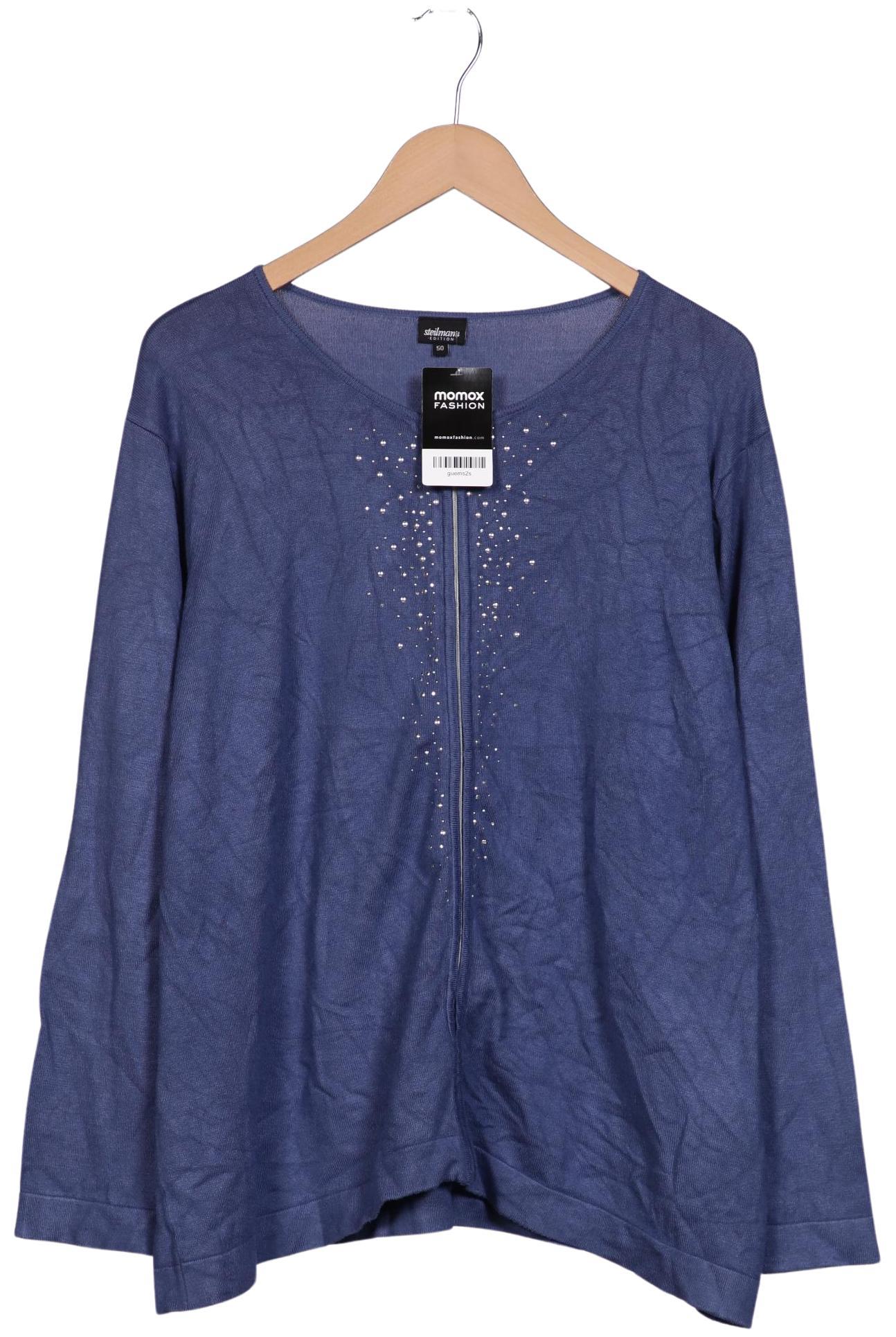 

Steilmann Damen Strickjacke, blau, Gr. 50