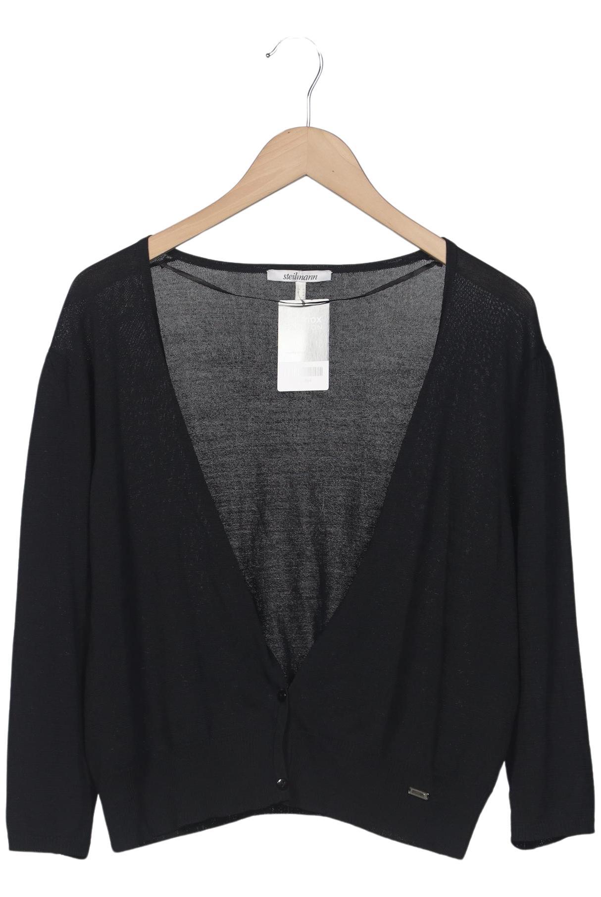

Steilmann Damen Strickjacke, schwarz, Gr. 44