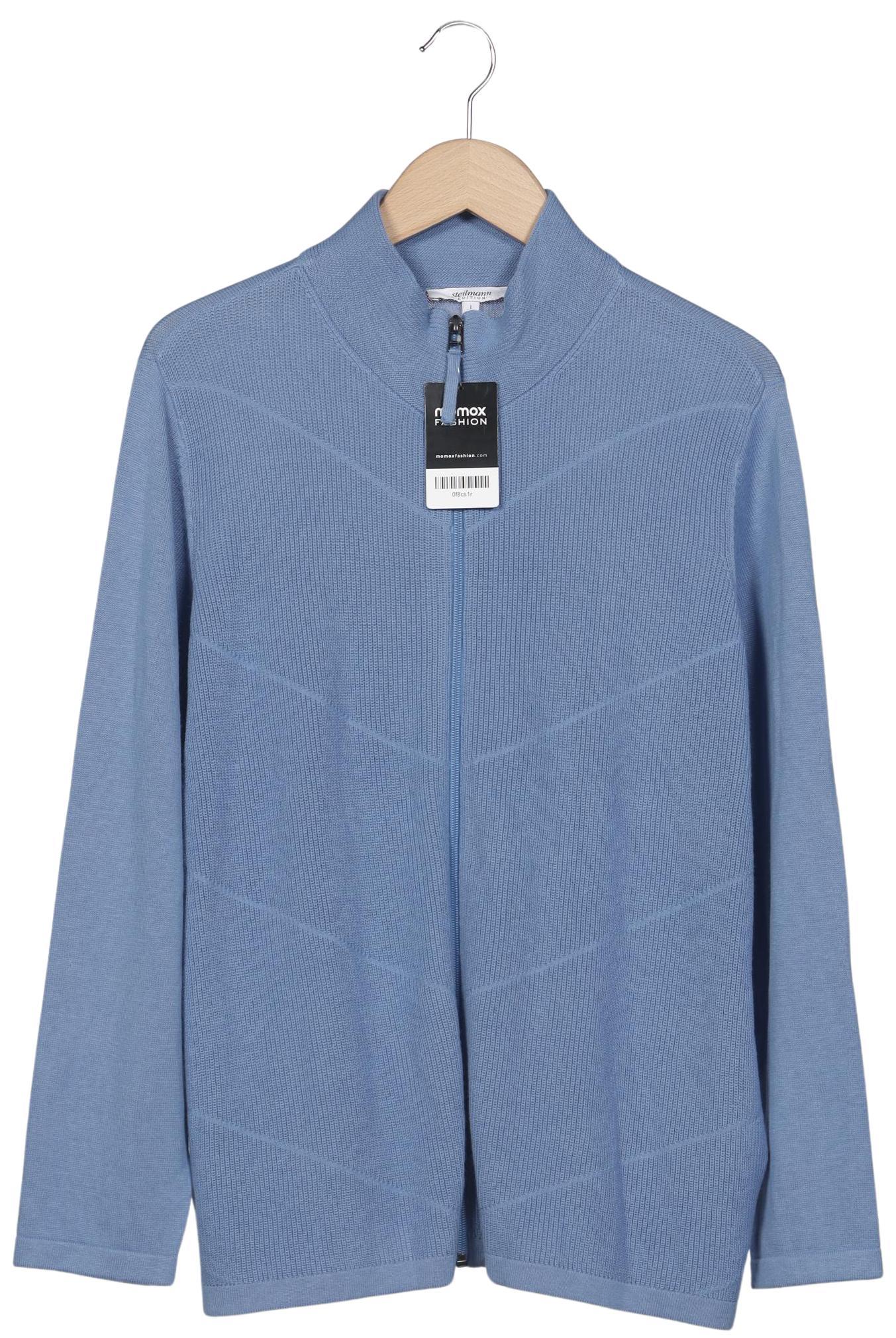 

Steilmann Damen Strickjacke, hellblau, Gr. 44