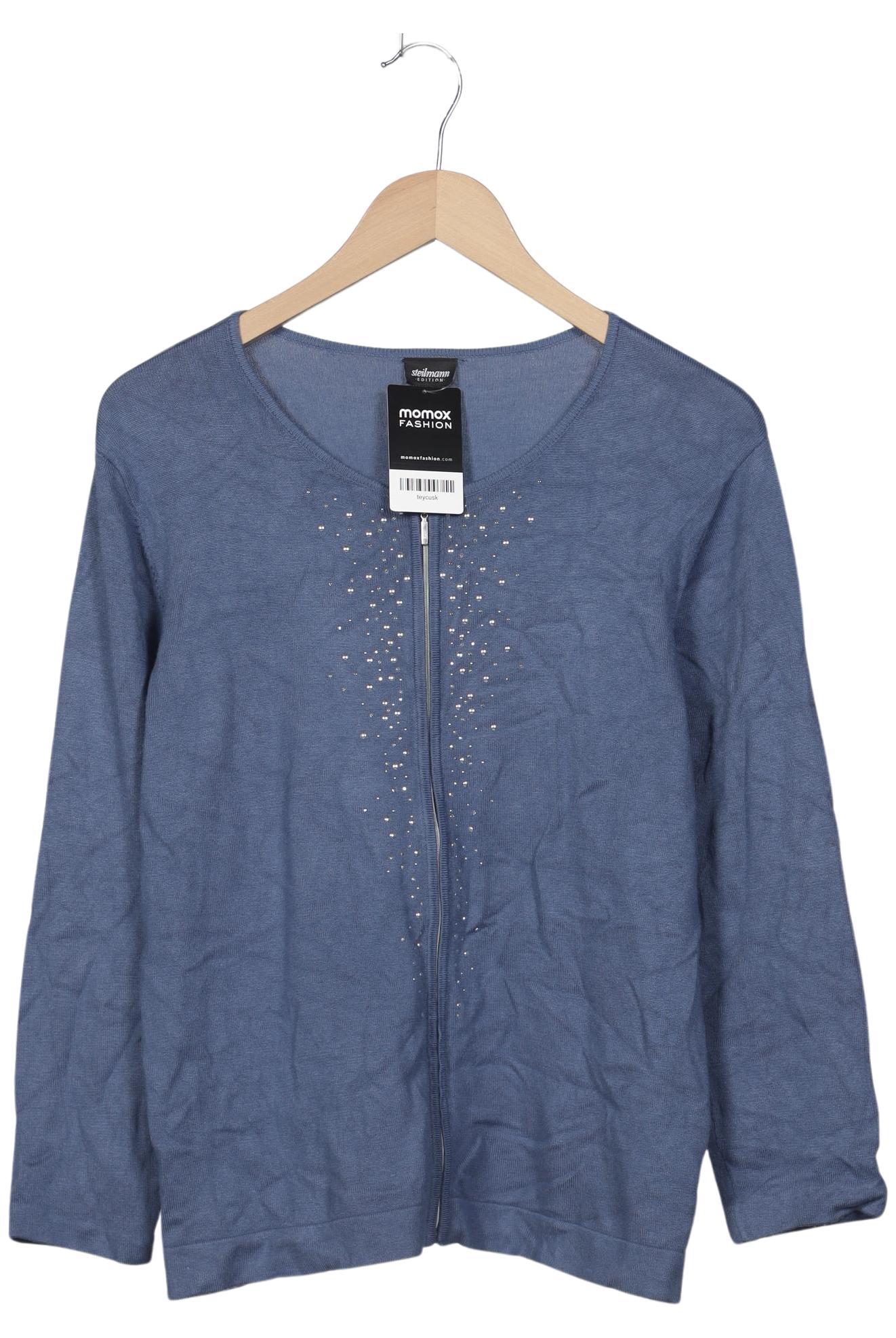 

Steilmann Damen Strickjacke, blau, Gr. 44