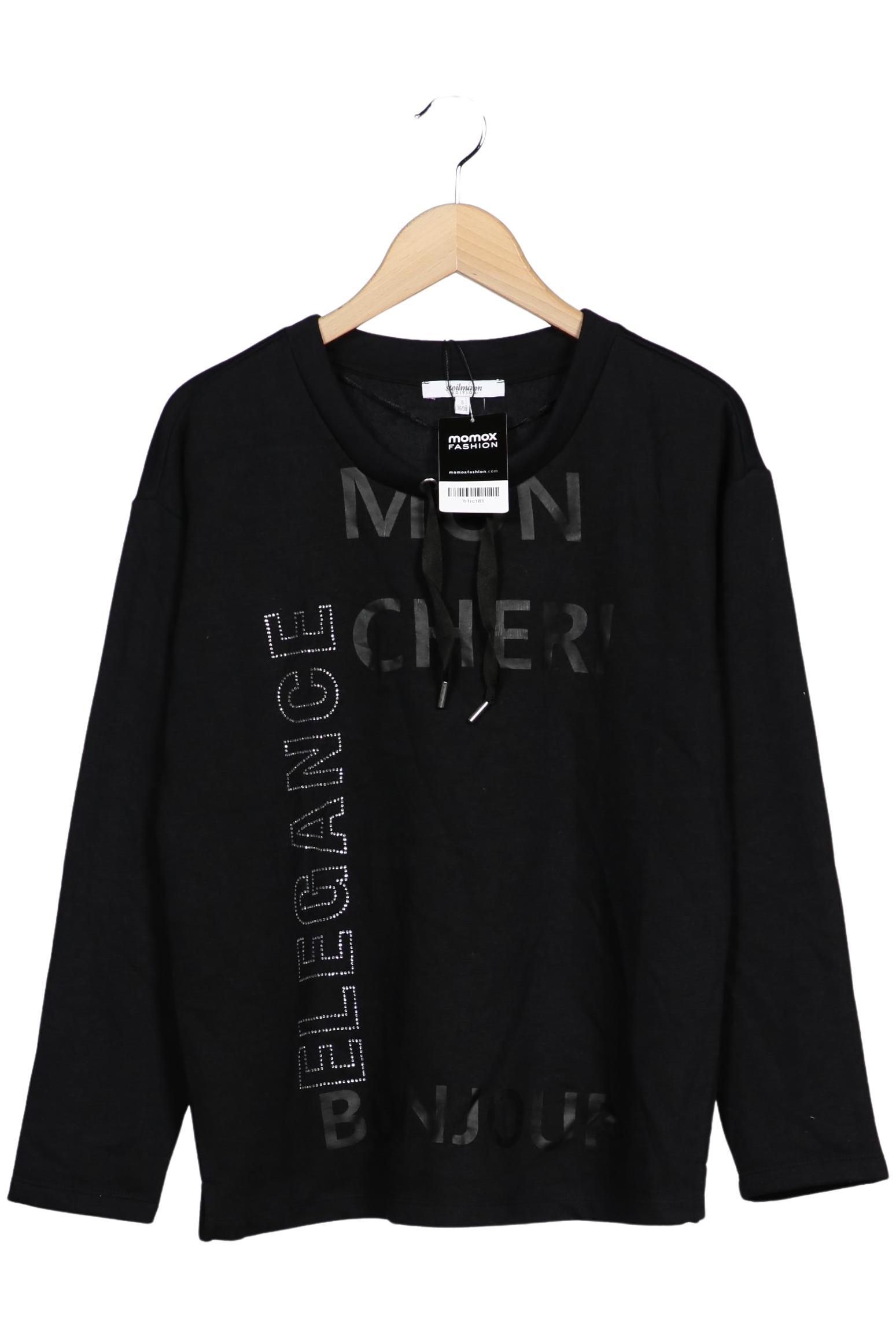 

Steilmann Damen Sweatshirt, schwarz, Gr. 36