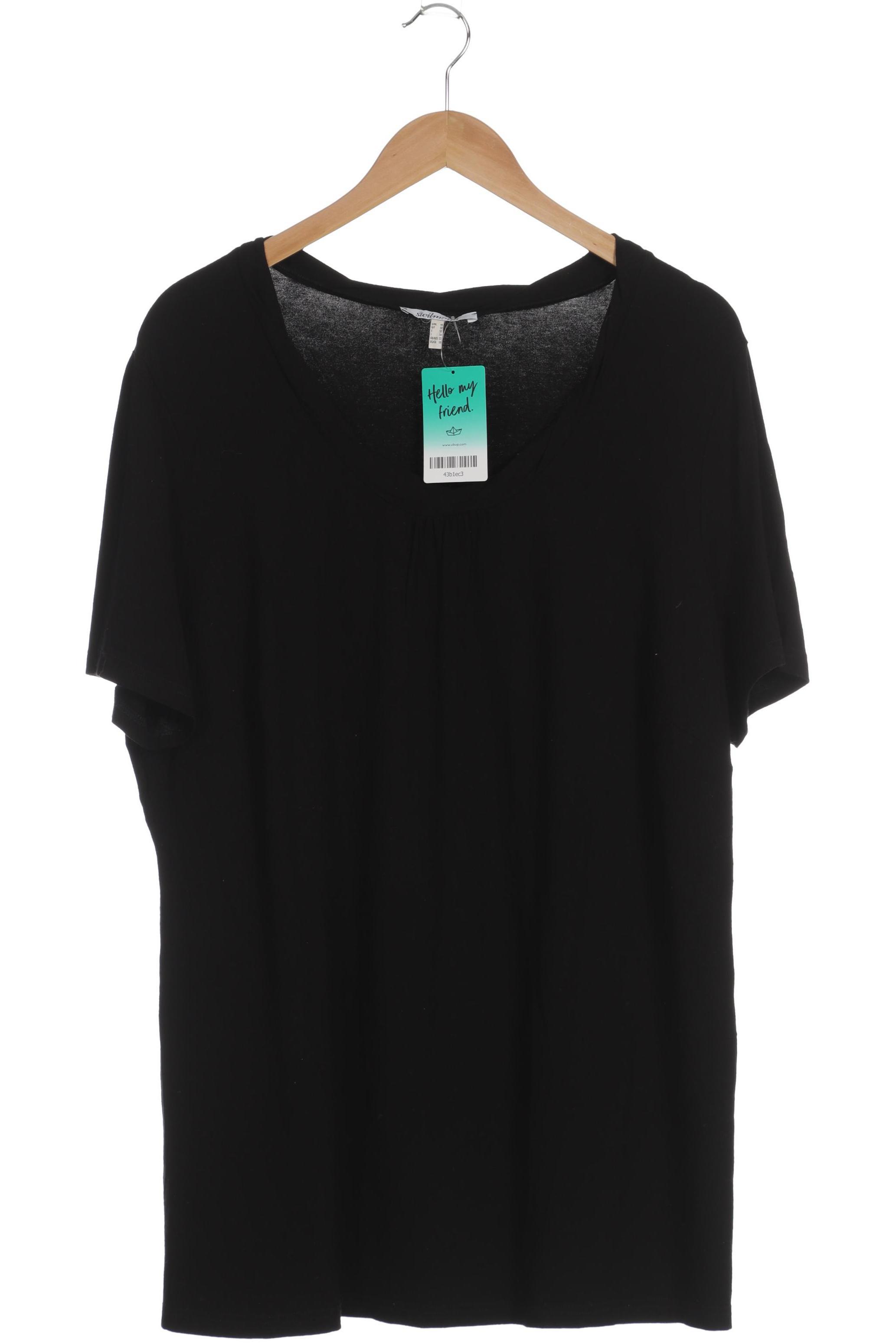 

Steilmann Damen T-Shirt, schwarz, Gr. 48