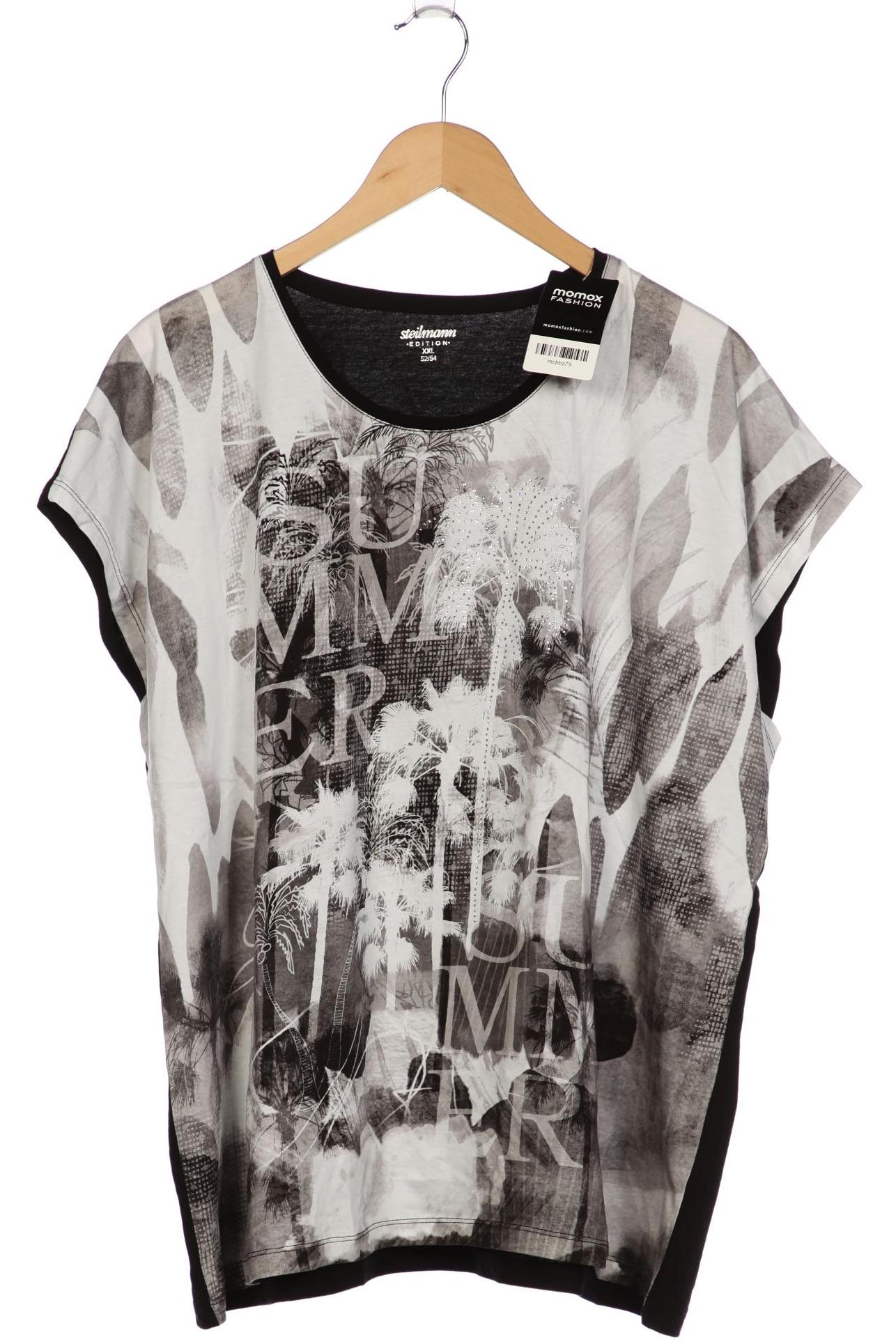 

Steilmann Damen T-Shirt, schwarz, Gr. 46