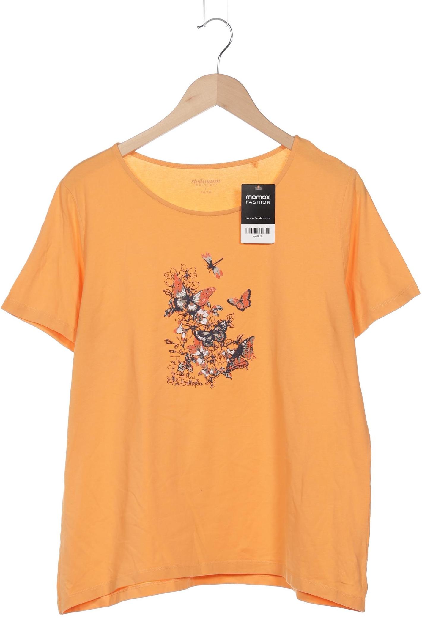 

Steilmann Damen T-Shirt, orange, Gr. 42