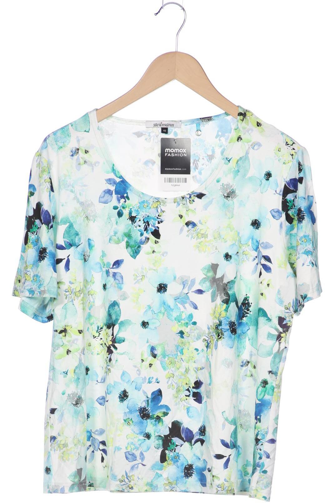 

Steilmann Damen T-Shirt, blau, Gr. 46