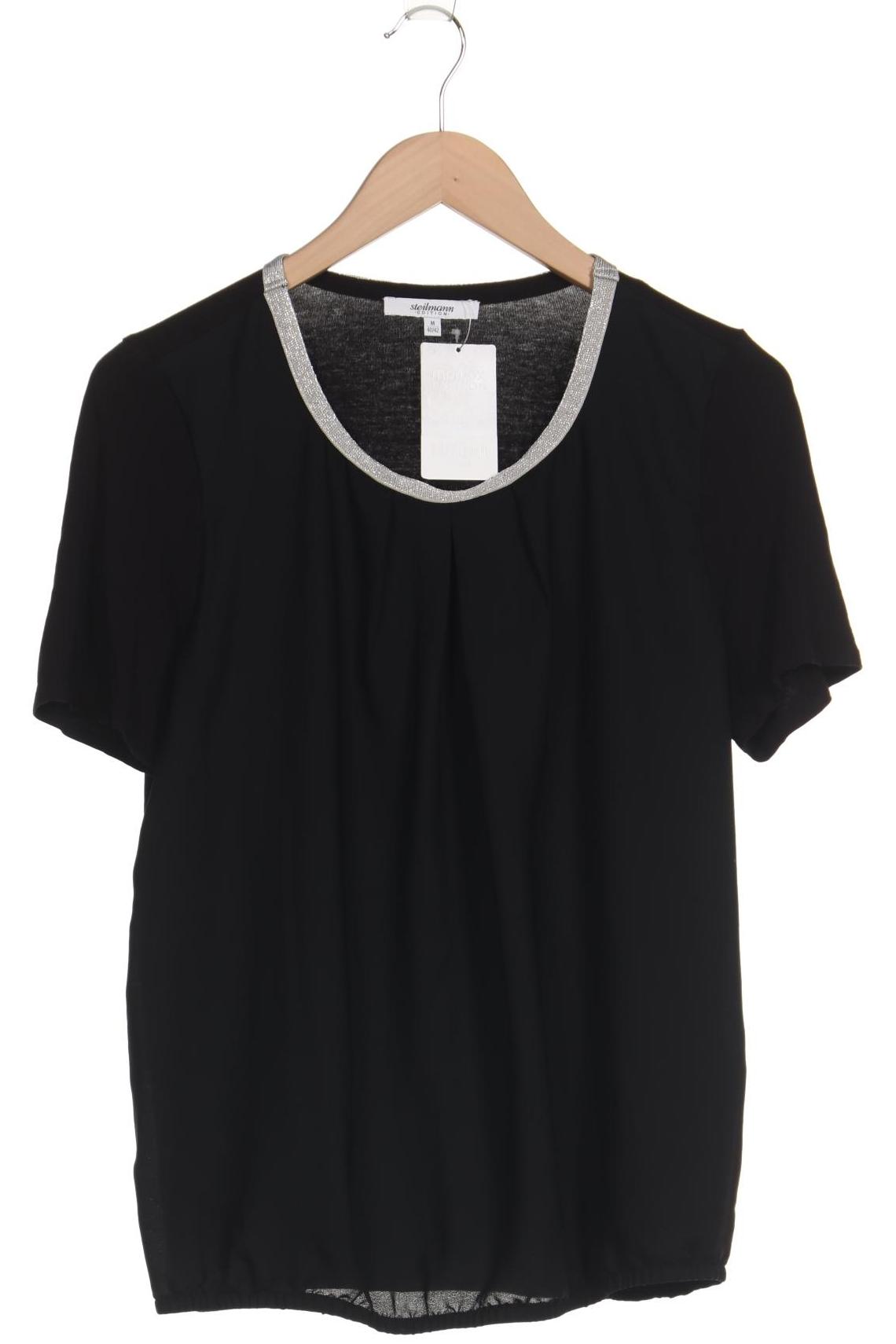 

Steilmann Damen T-Shirt, schwarz, Gr. 38