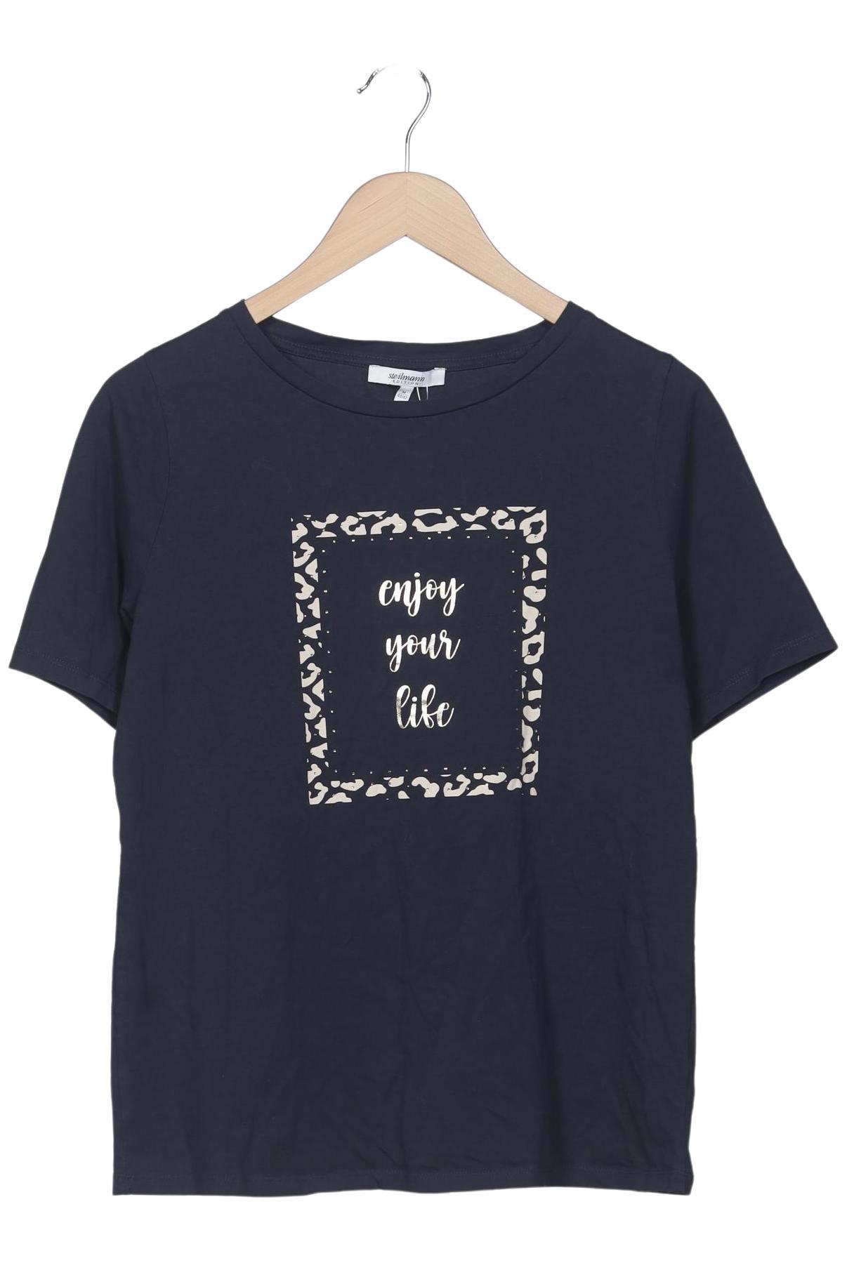 

Steilmann Damen T-Shirt, marineblau, Gr. 38