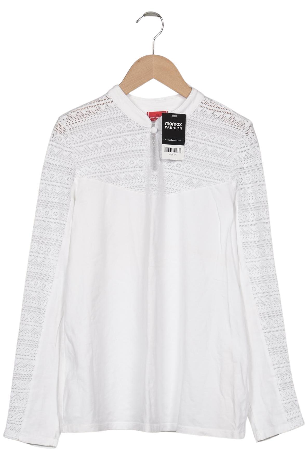 

Steinbock Damen Langarmshirt, weiß, Gr. 38