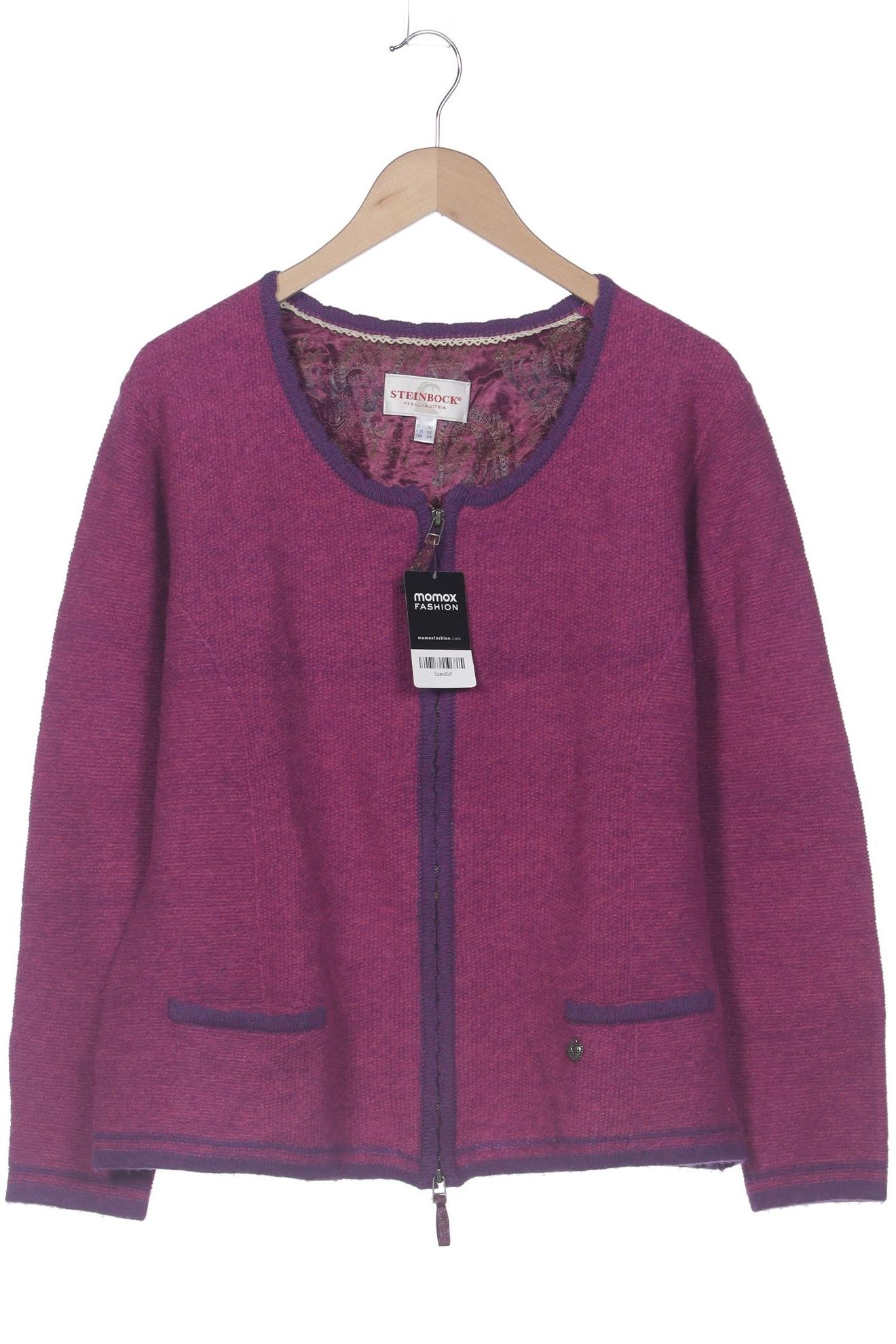 

Steinbock Damen Strickjacke, flieder, Gr. 50
