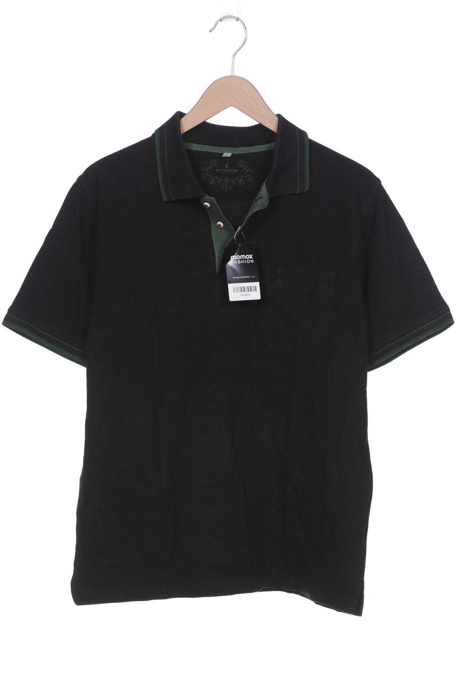 

Steinbock Herren Poloshirt, schwarz