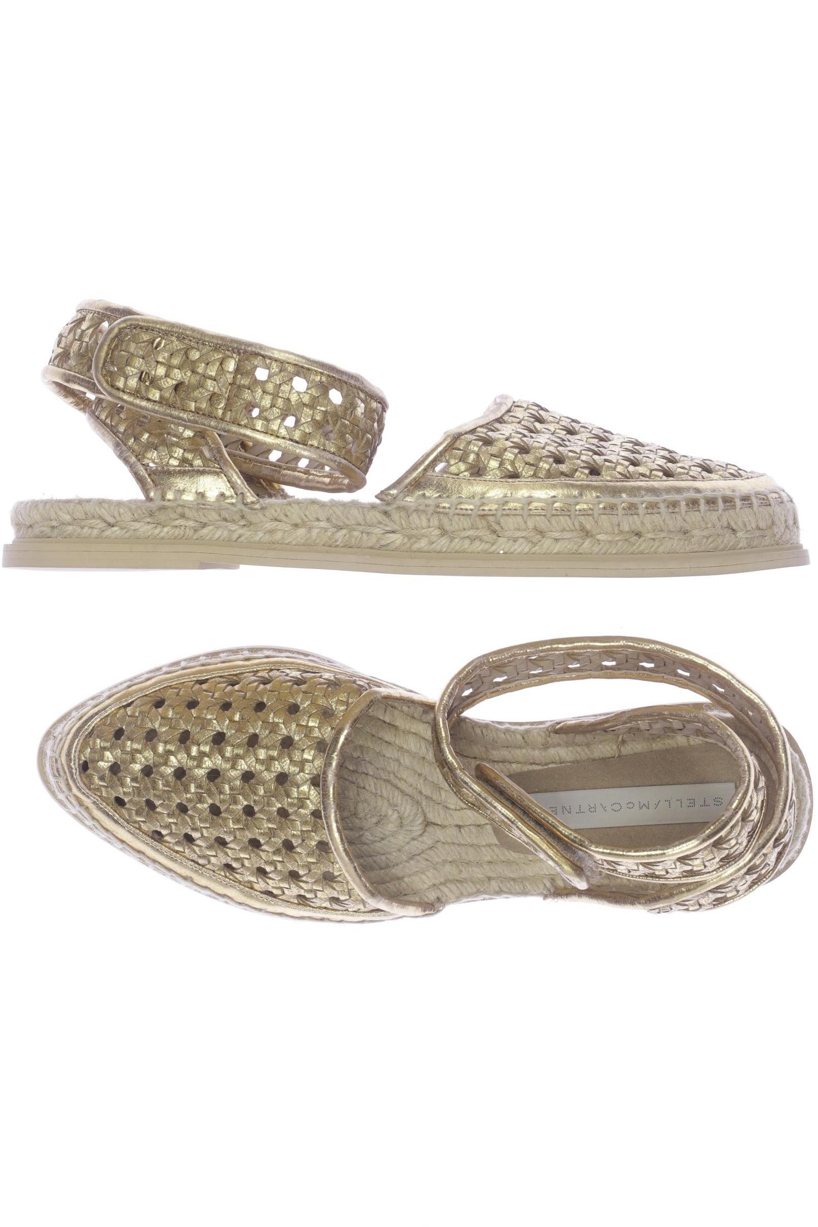 

Stella McCartney Damen Sandale, gold, Gr. 39