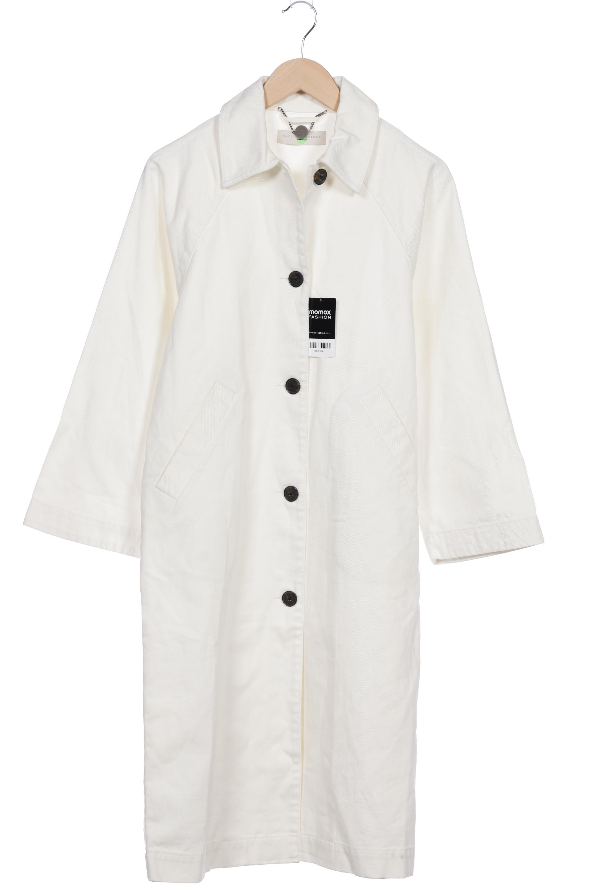 

Stella McCartney Damen Mantel, cremeweiß, Gr. 42