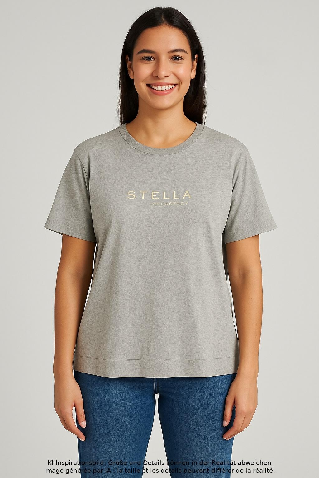 

Stella McCartney Damen T-Shirt, grau, Gr. 40