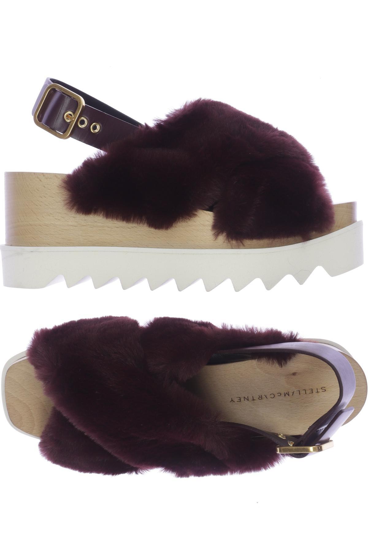

Stella McCartney Damen Sandale, bordeaux, Gr. 38