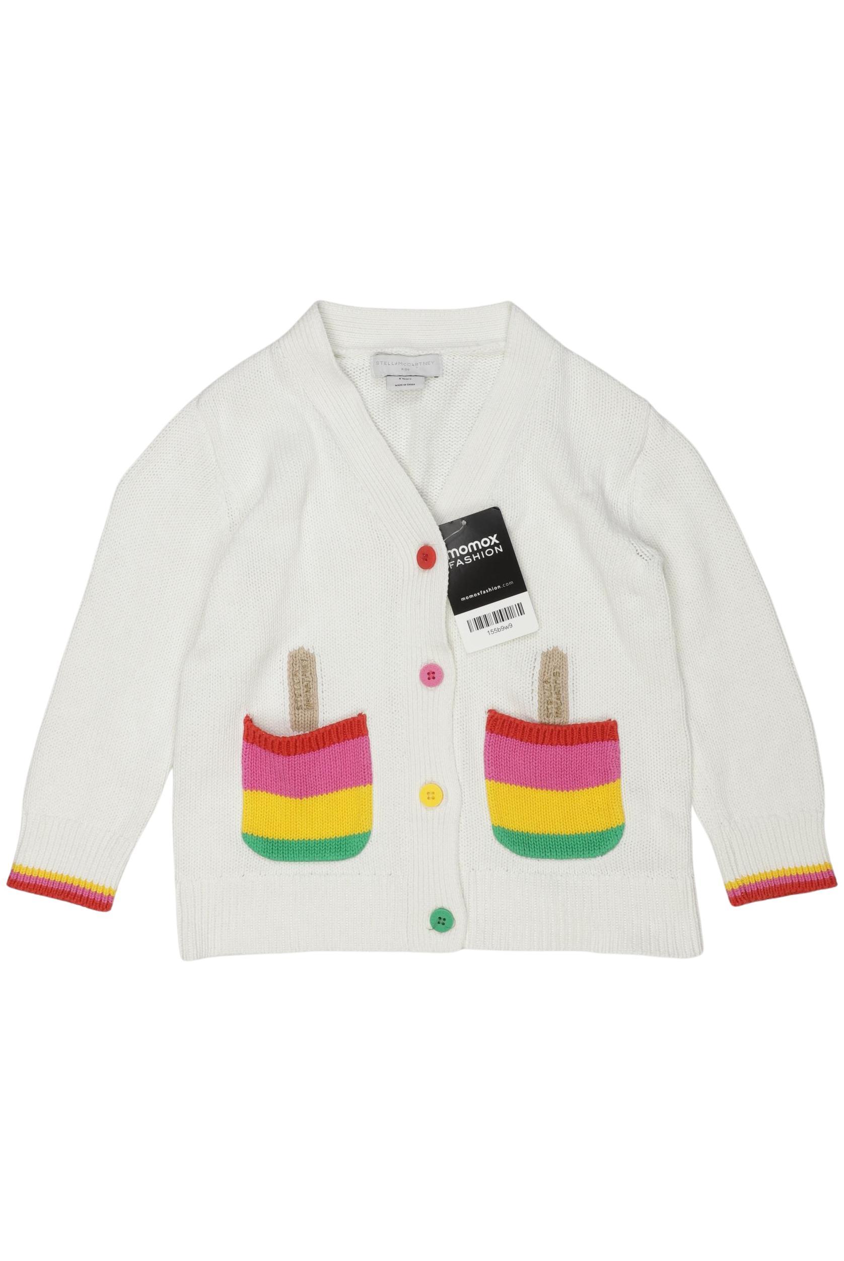 

Stella McCartney Mädchen Strickjacke, weiß, Gr. 104