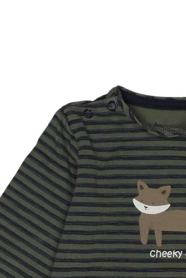 Thumbnail - Sterntaler Jungen Langarmshirt, grün, Gr. 68