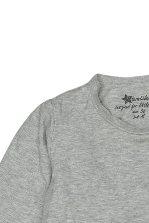 Thumbnail - Sterntaler Jungen Langarmshirt, grau, Gr. 56