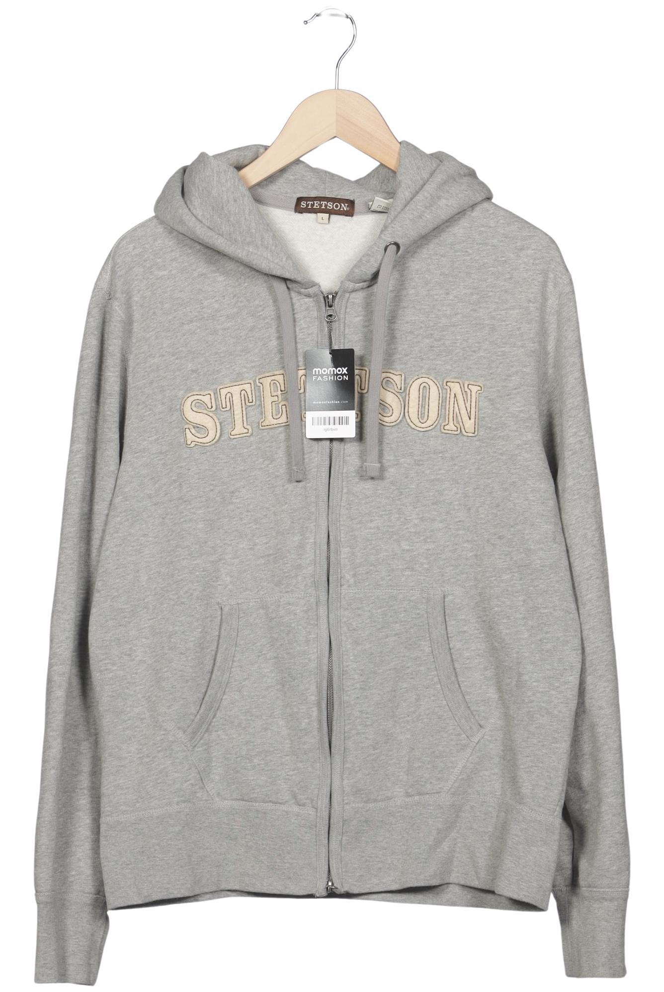 

Stetson Herren Kapuzenpullover, grau, Gr. 52