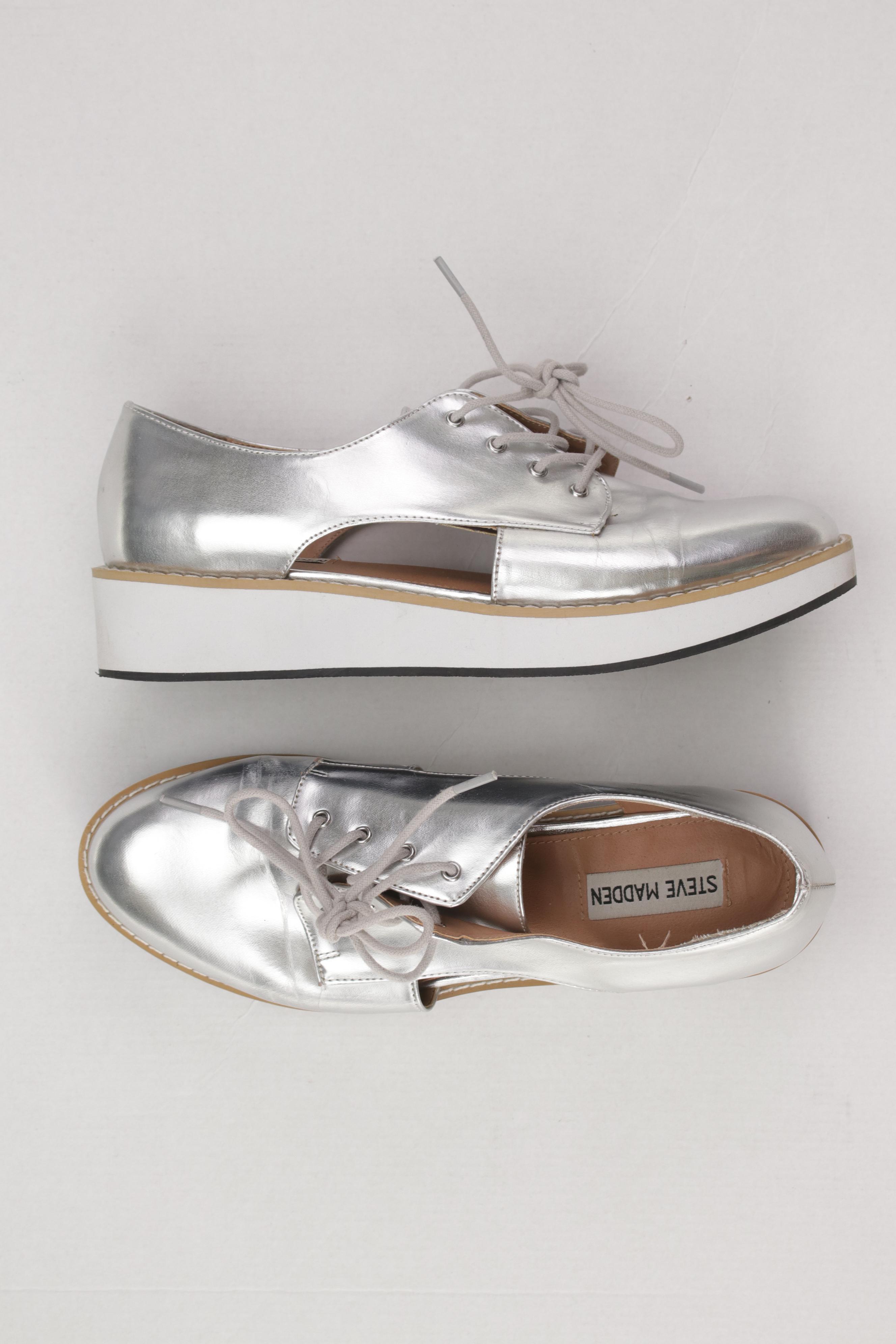 

Steve Madden Damen Halbschuh, silber, Gr. 9
