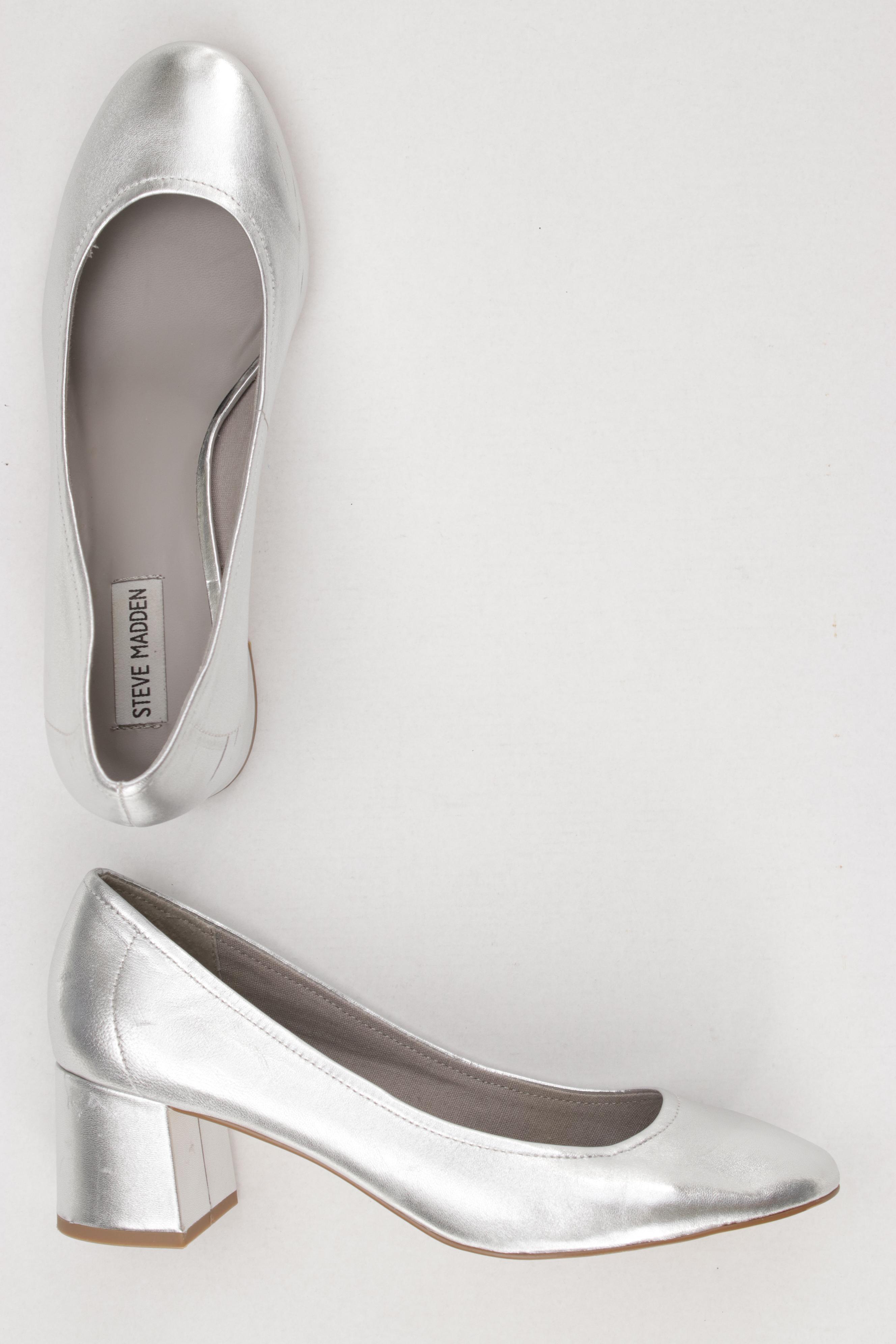 Thumbnail - Steve Madden Damen Pumps, silber, Gr. 40