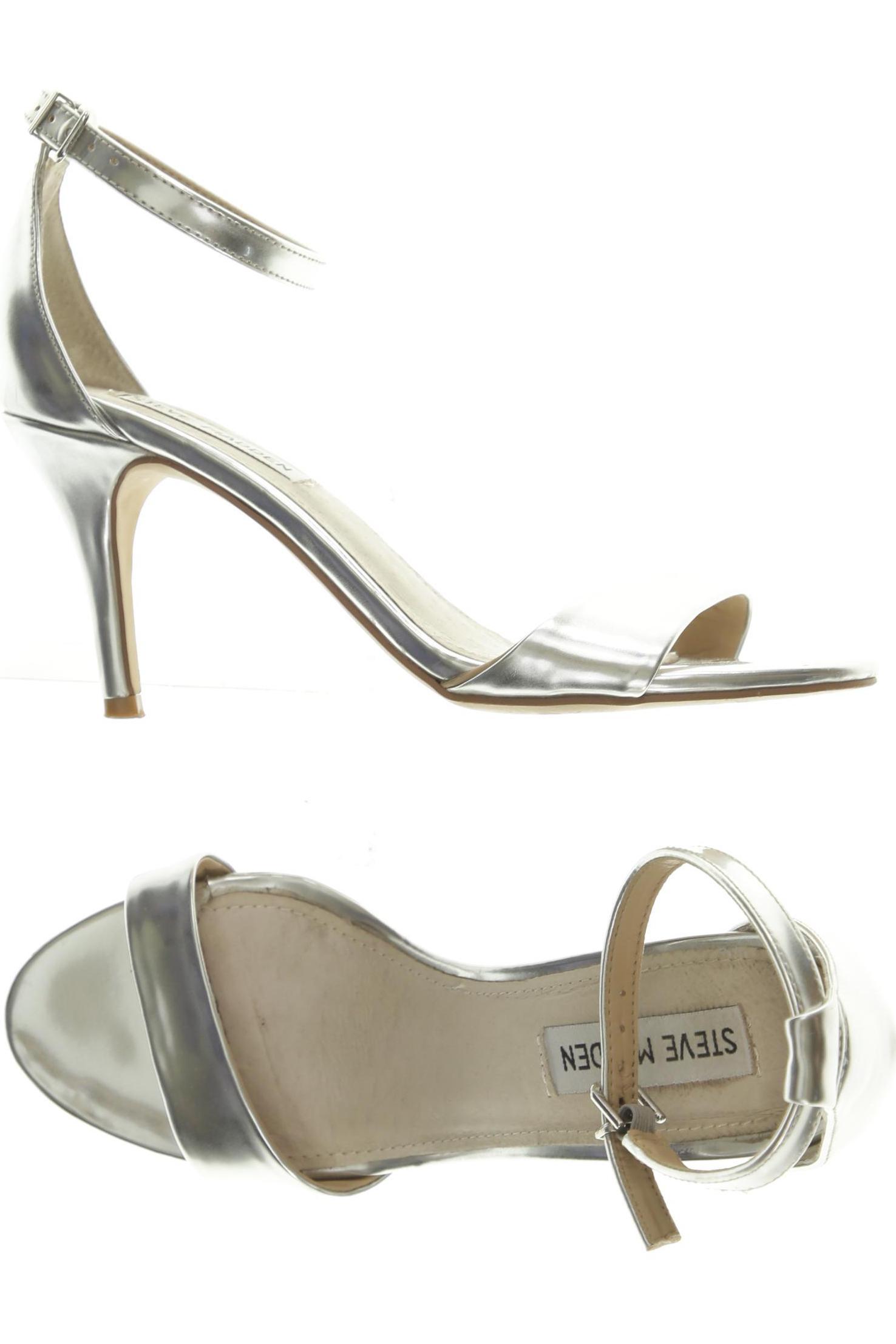 

Steve Madden Damen Sandale, silber, Gr. 36